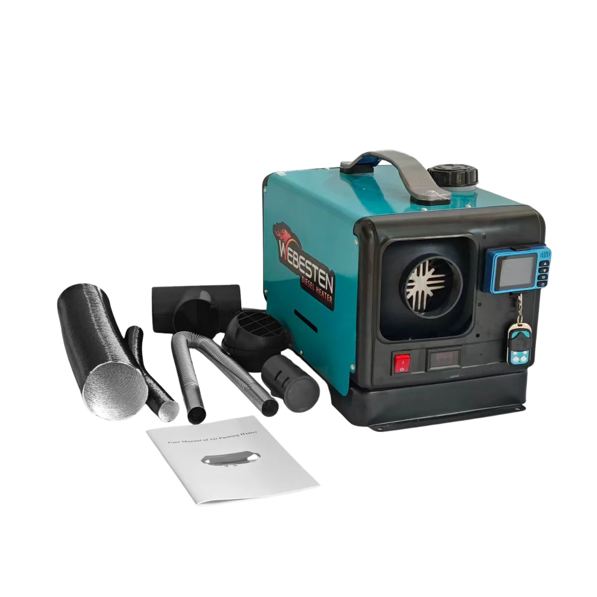 Webesten Kendinden Akülü (12V-24V-220V) 5Kw Portatif Dizel Isıtıcı