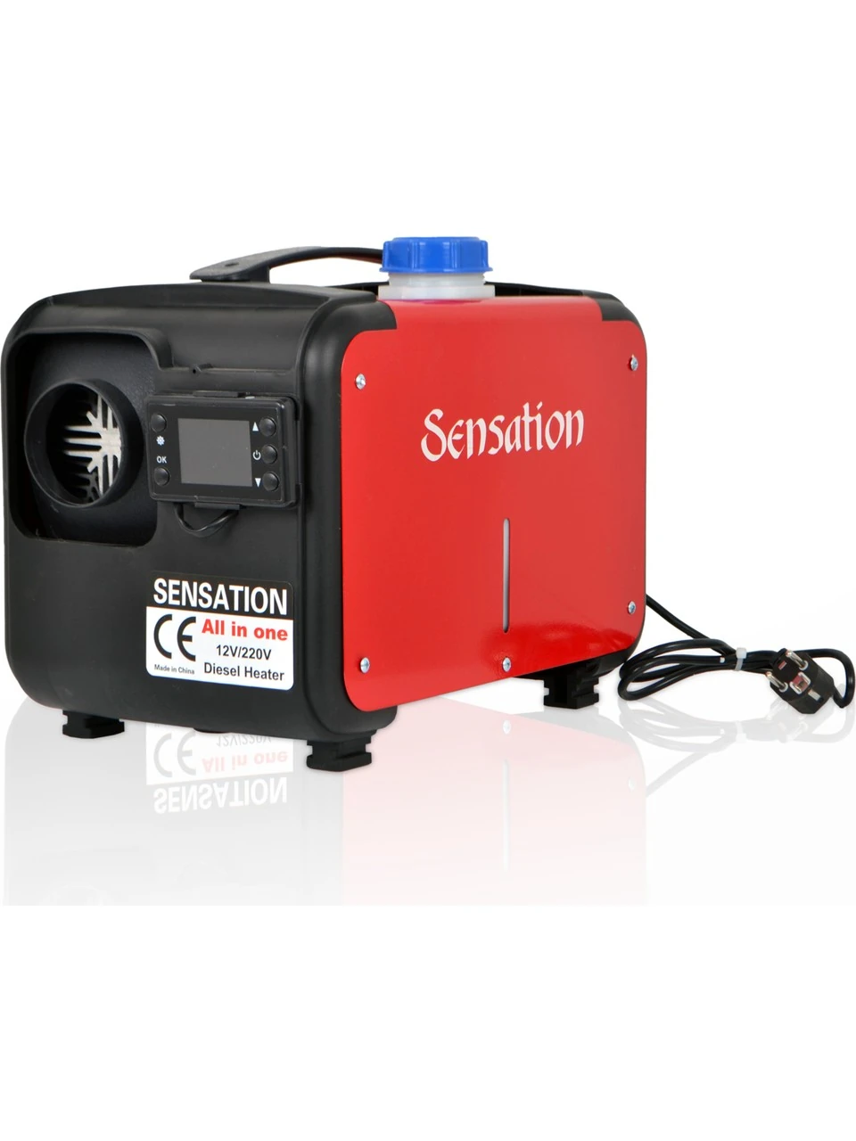 Sensation (12V-24V-220V) 5Kw Portatif Dizel Isıtıcı