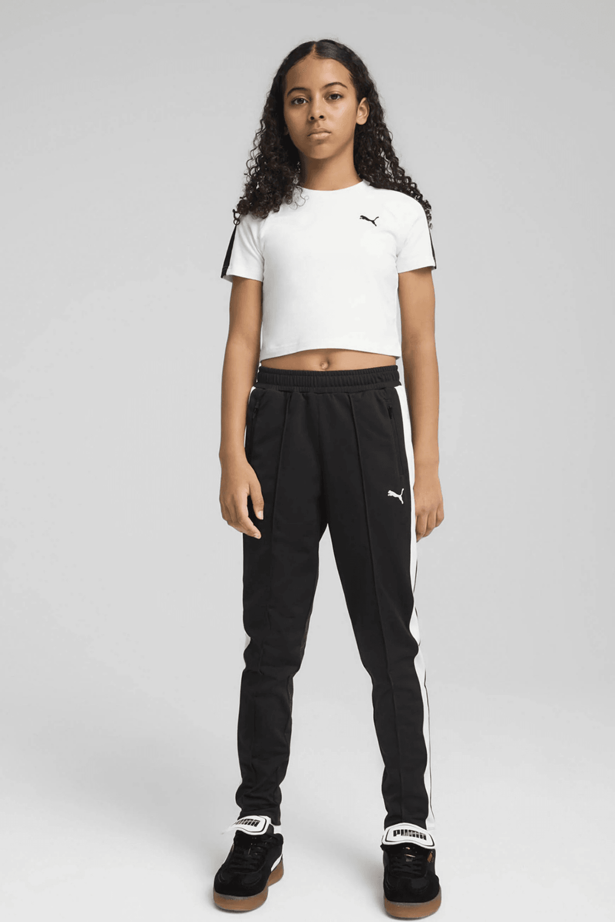 Puma T7 Siyah Çocuk Eşofman Altı 62989901(7-16 Yaş)