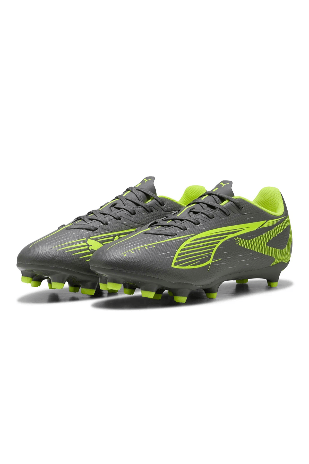 Puma ULTRA 5 PLAY FG/AG Erkek Gri - Yeşil Krampon 10816903