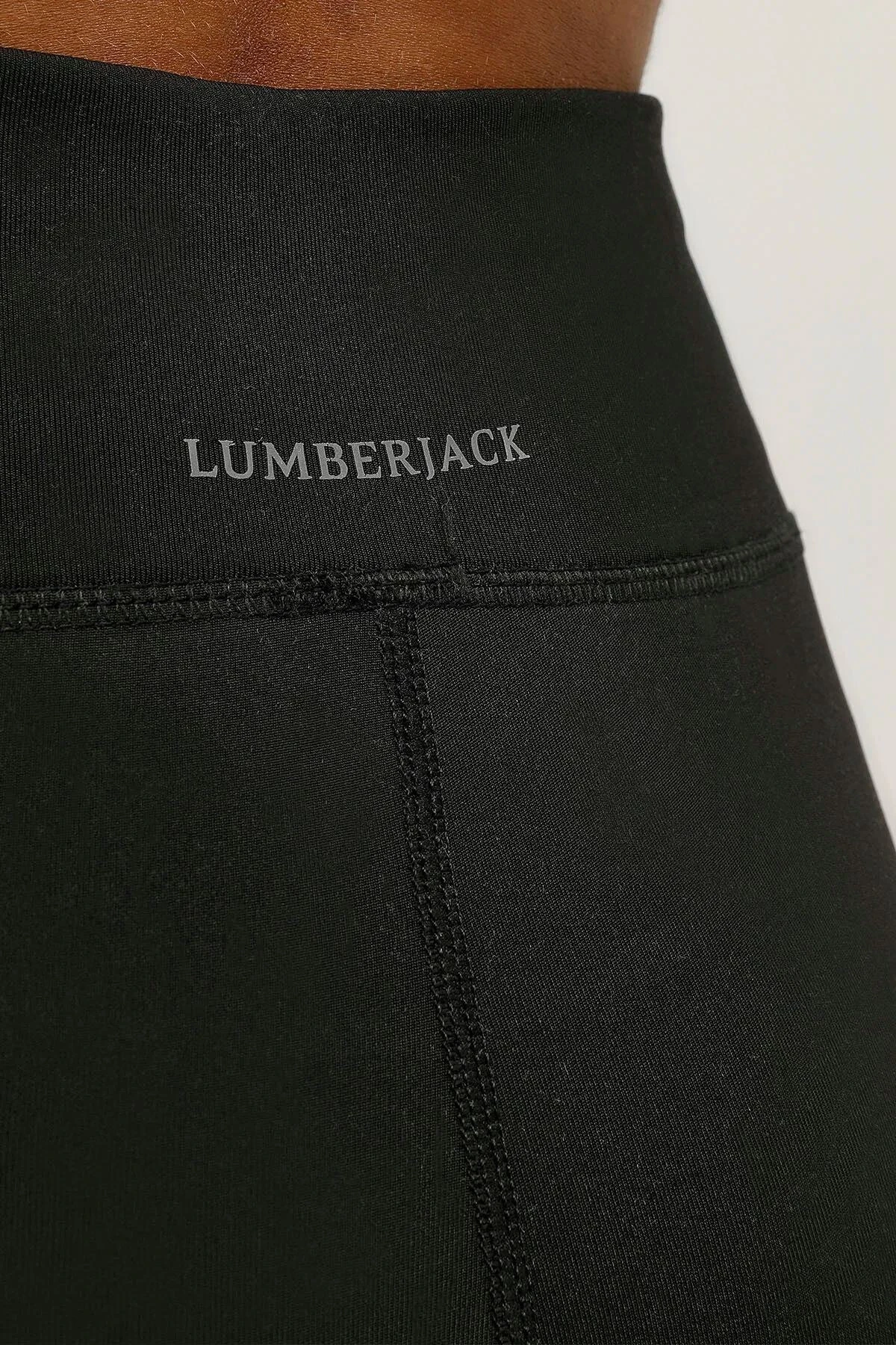 Lumberjack WB Şardonlu 26CT641 3PR Siyah KadınTayt 101399038