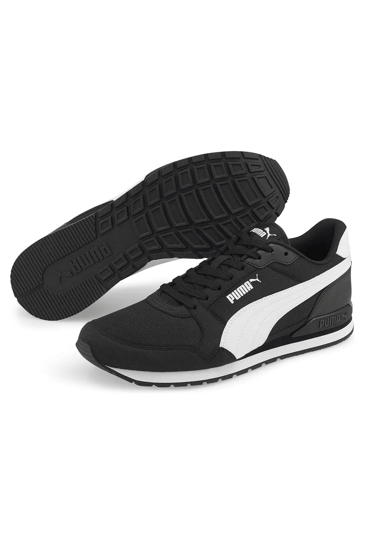 Puma St Runner V3 Mesh Erkek Siyah Spor Ayakkabı