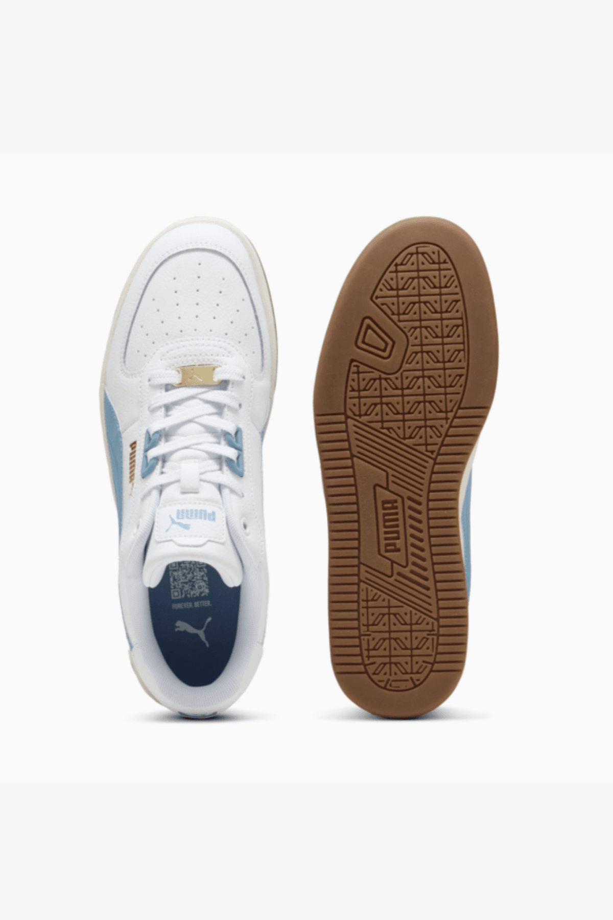 Puma Caven 2.0 Lux Beyaz/ Mavi Spor Ayakkabı 39501620