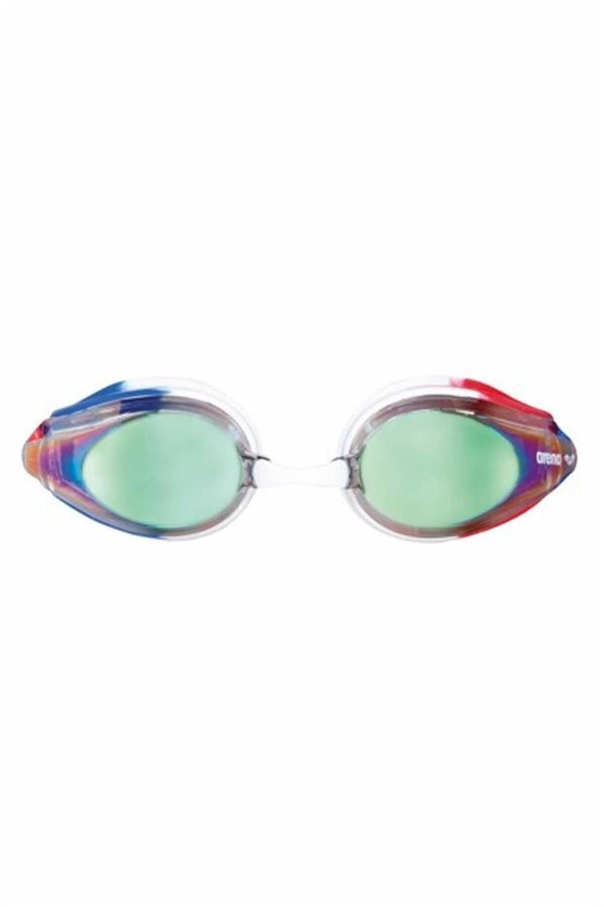 Arena Tracks Jr Mirror Unisex Mavi Yüzücü Gözlüğü