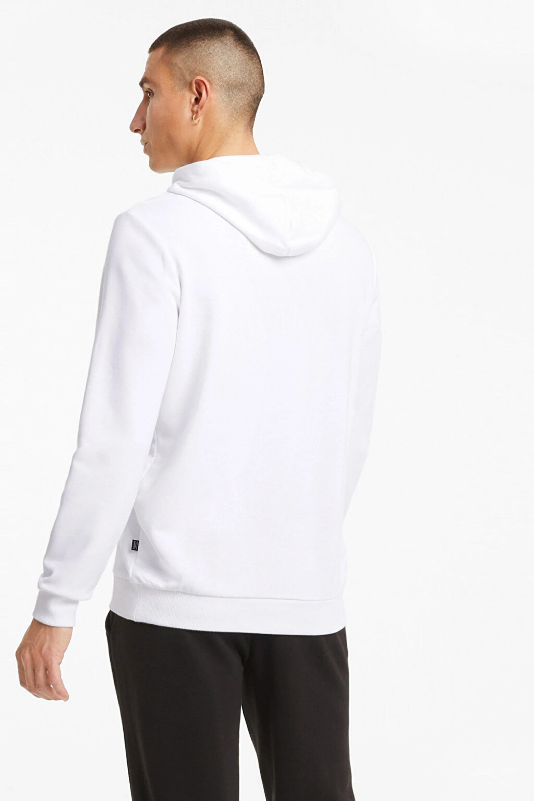 Puma Essential Big Logo Gri Erkek Sweatshirt