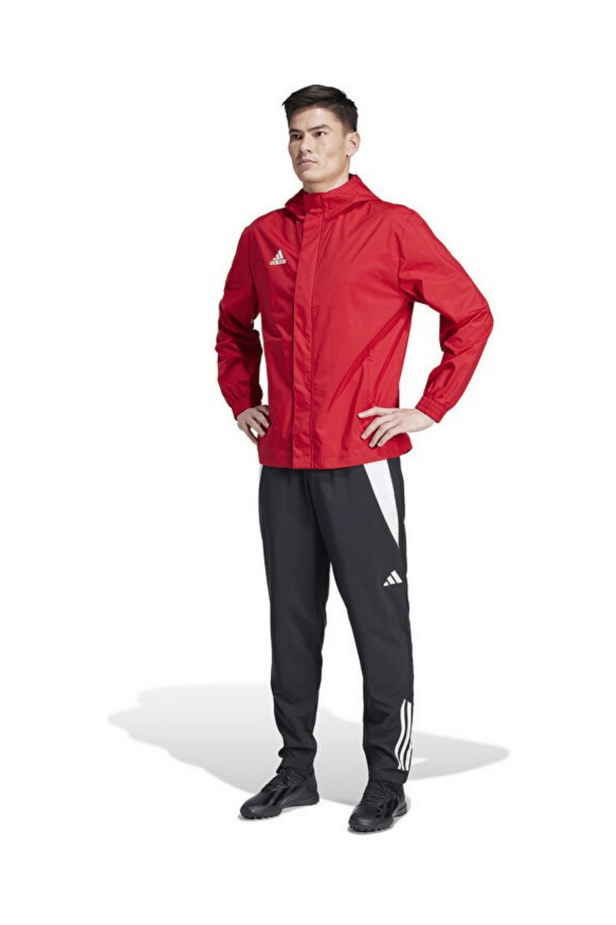 Adidas ENT22 AW Jkt Erkek Futbol Yağmurluk – Kırmızı, Su Geçirmez