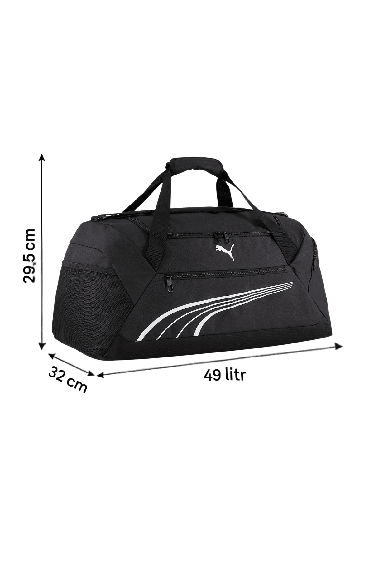 PUMA Fundamental M Siyah Spor Çanta – 49L Kapasiteli 09118901