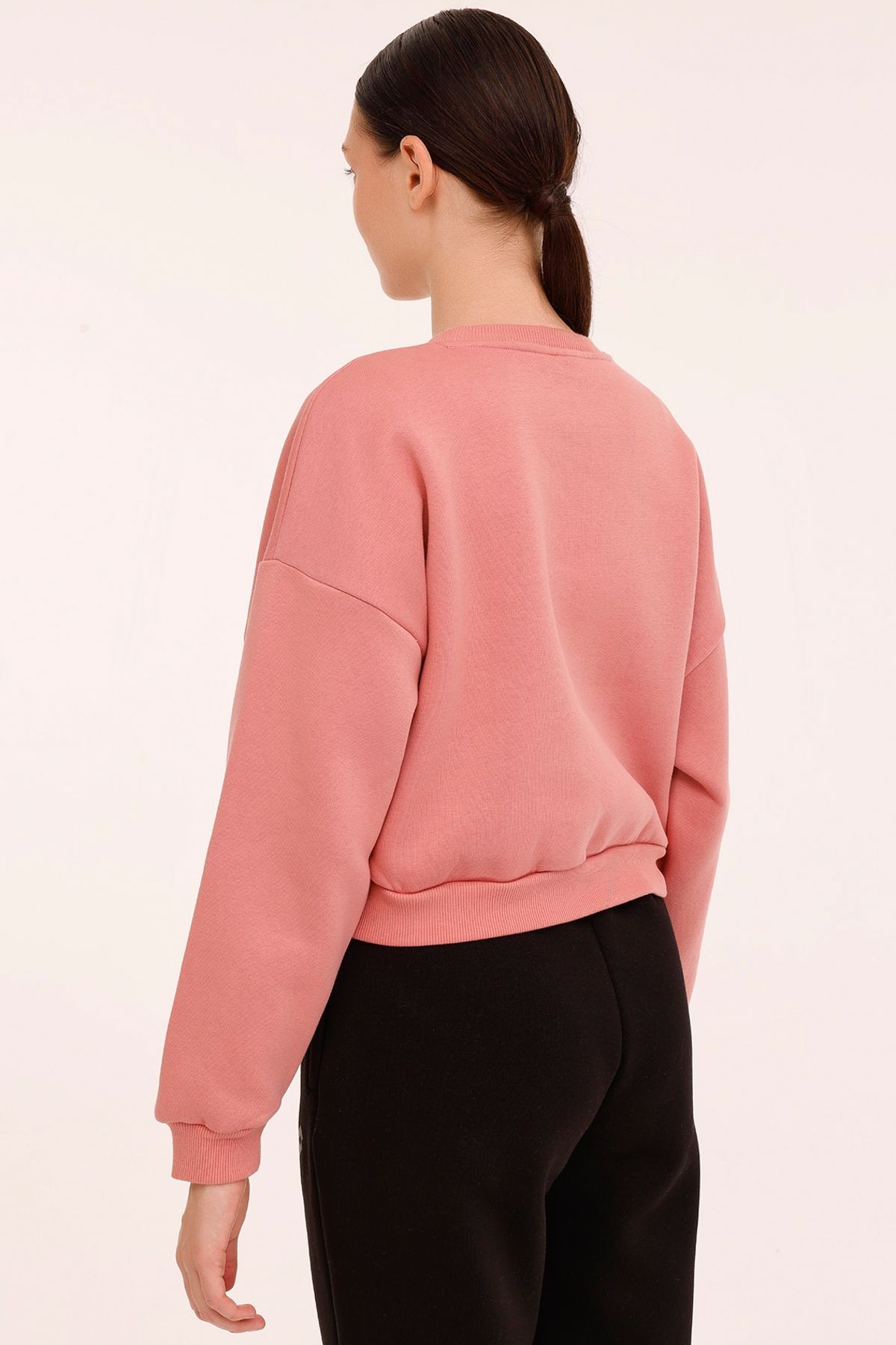 Lotto W-Leblanc C Neck SWT 4PR Pembe Kadın Sweatshirt