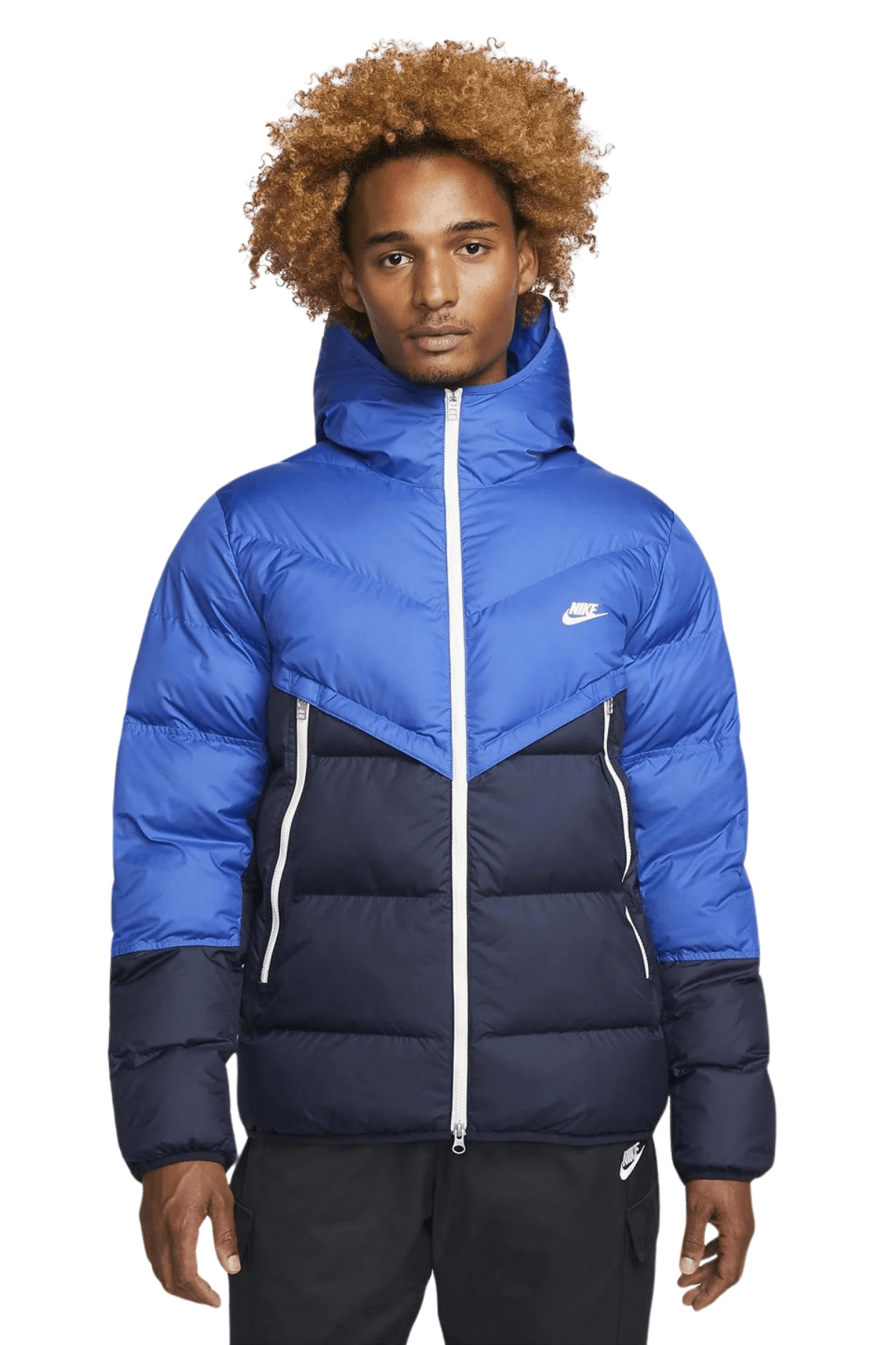 Nike Sportswear Storm-FIT Windrunner Lacivert/Mavi Erkek Mont