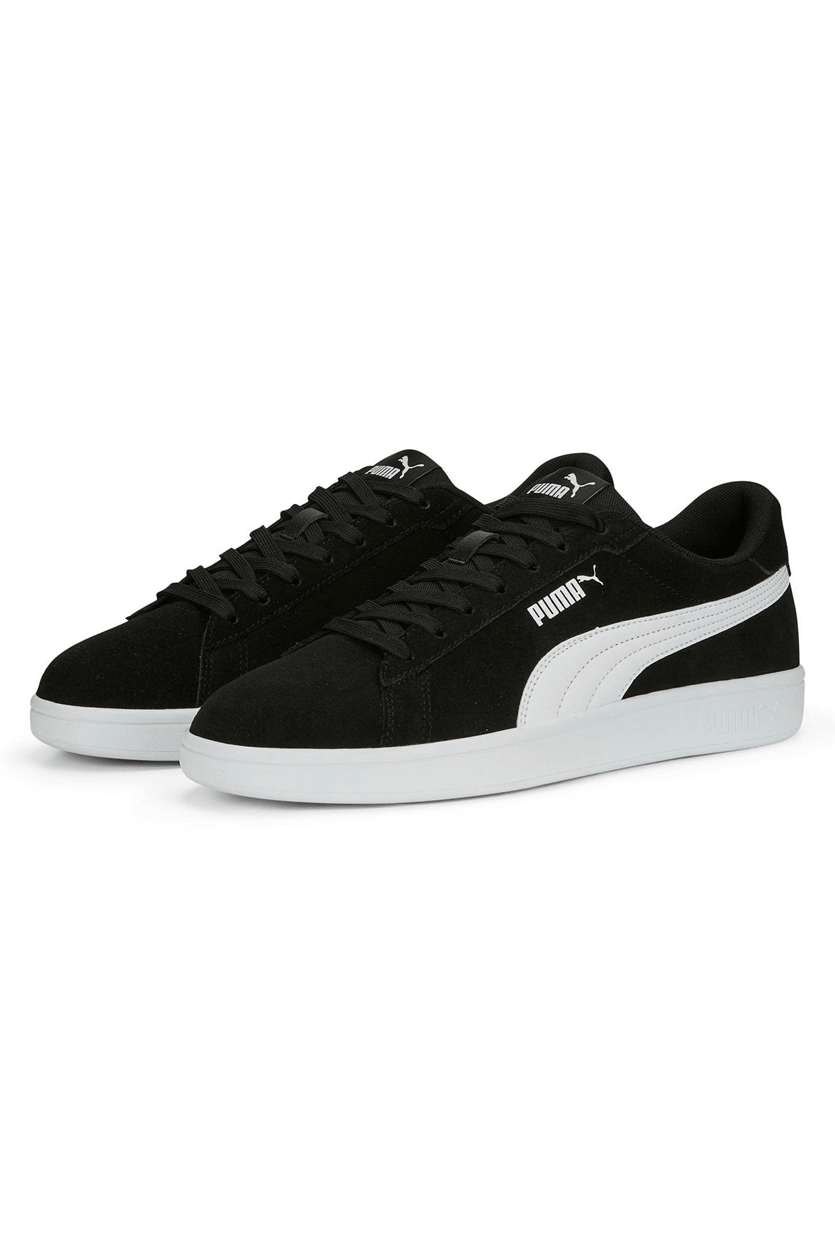 Puma Erkek Süet Smash 3.0 Erkek Siyah Sneaker