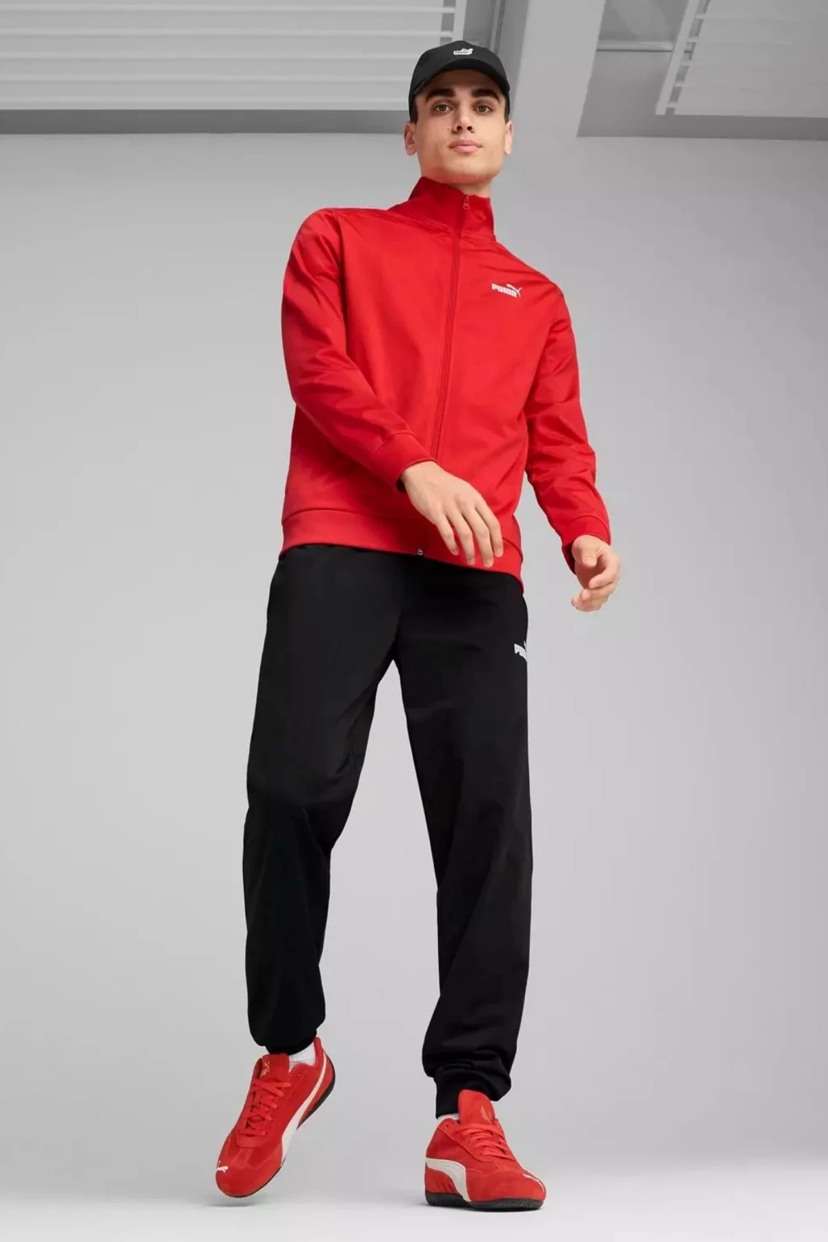 Puma Ess Poly Kırmızı Erkek Eşofman Takımı 68484711