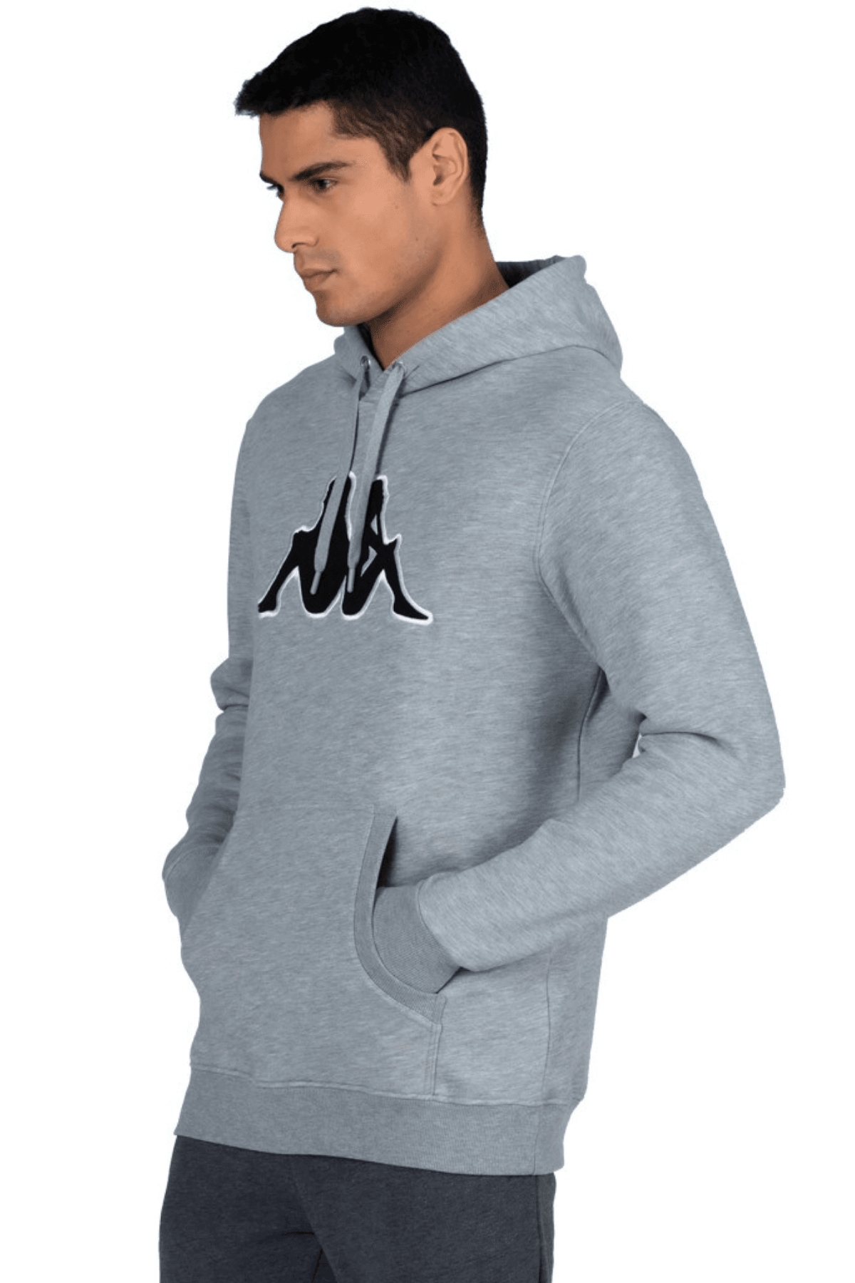 Kappa Airiti 2 Erkek Gri Kapüşonlu Sweatshirt