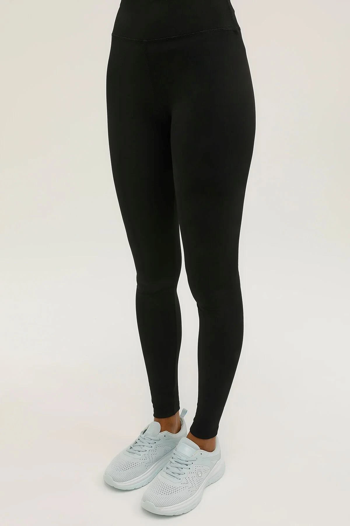 Lumberjack WB Şardonlu 26CT641 3PR Siyah KadınTayt 101399038