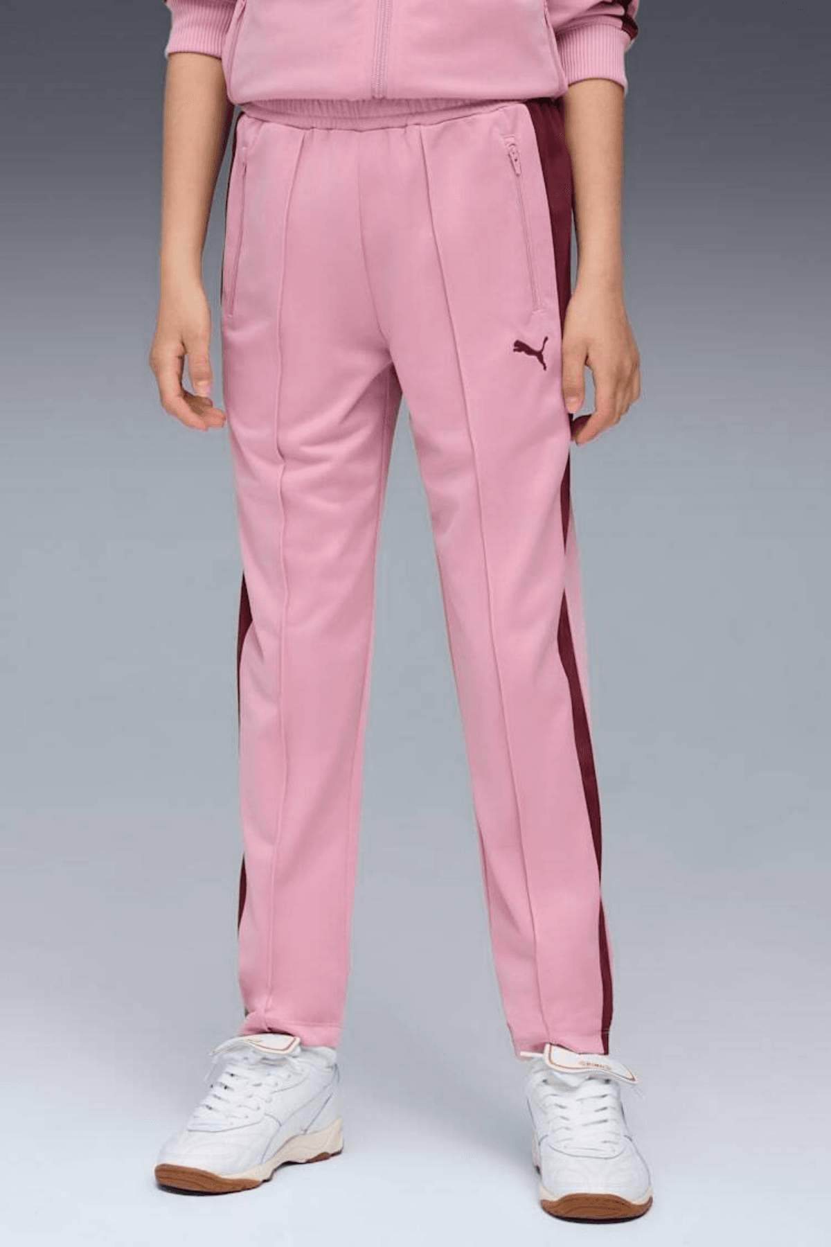 Puma T7 Pembe Çocuk Eşofman Altı (7 - 16 Yaş)