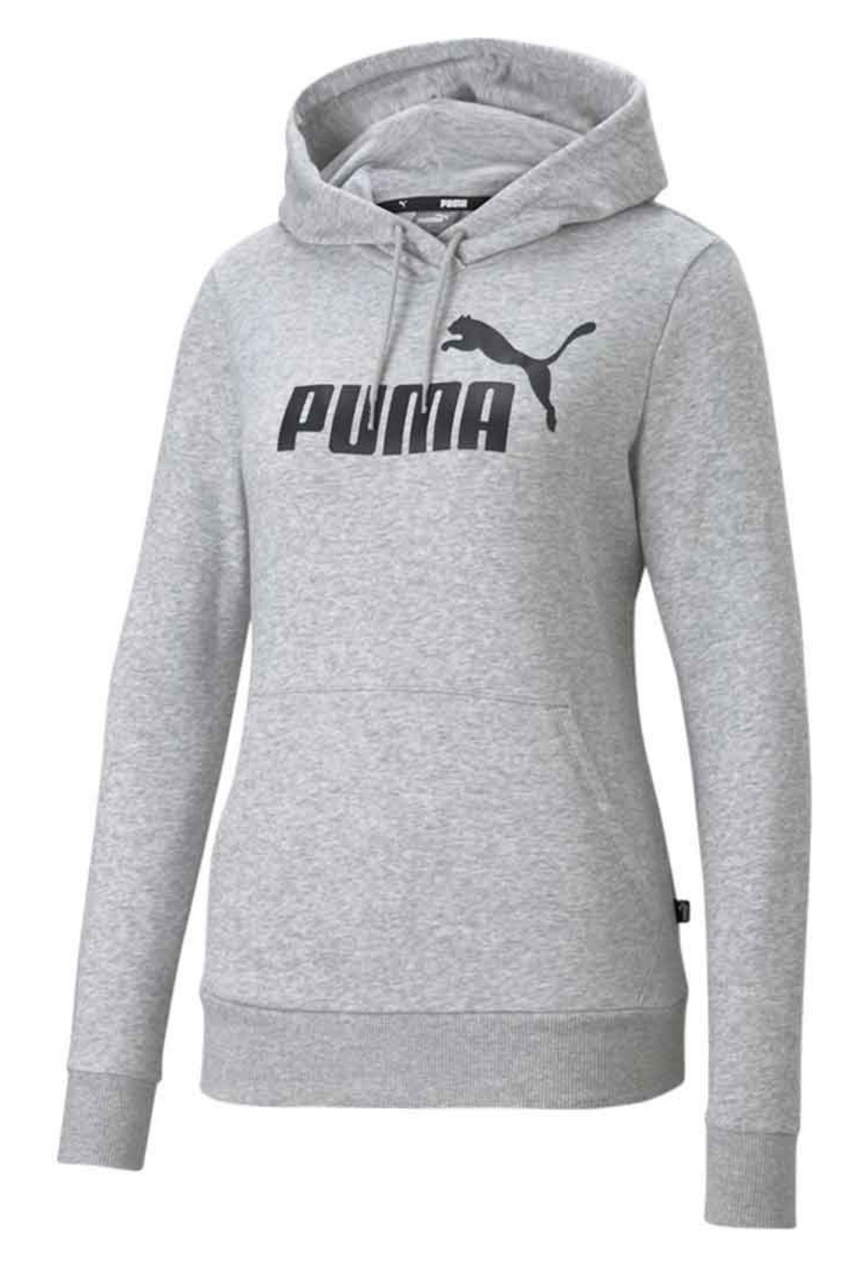 Puma Essential Logo Kadın Gri Sweatshirt