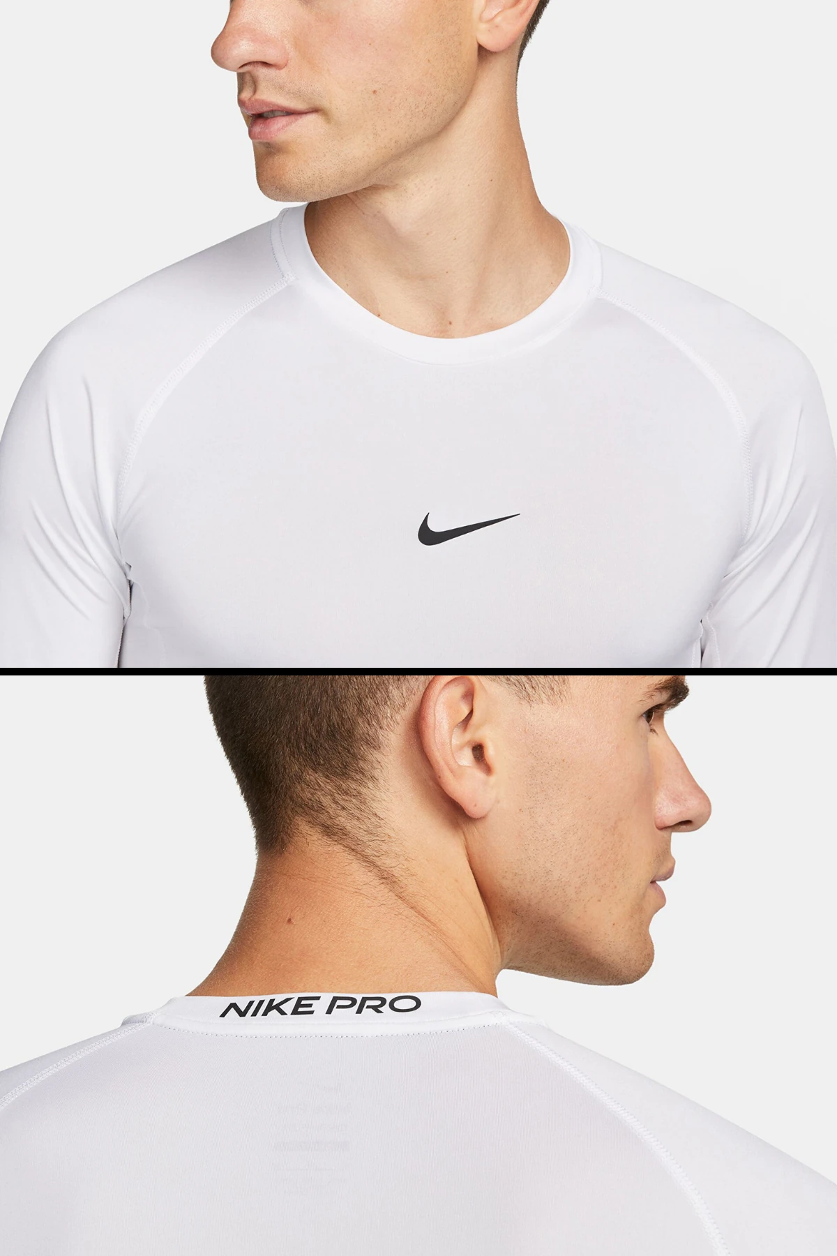 Nike Pro Dri-Fit Beyaz Erkek Uzun Kollu Antrenman Tişört FB7919-100