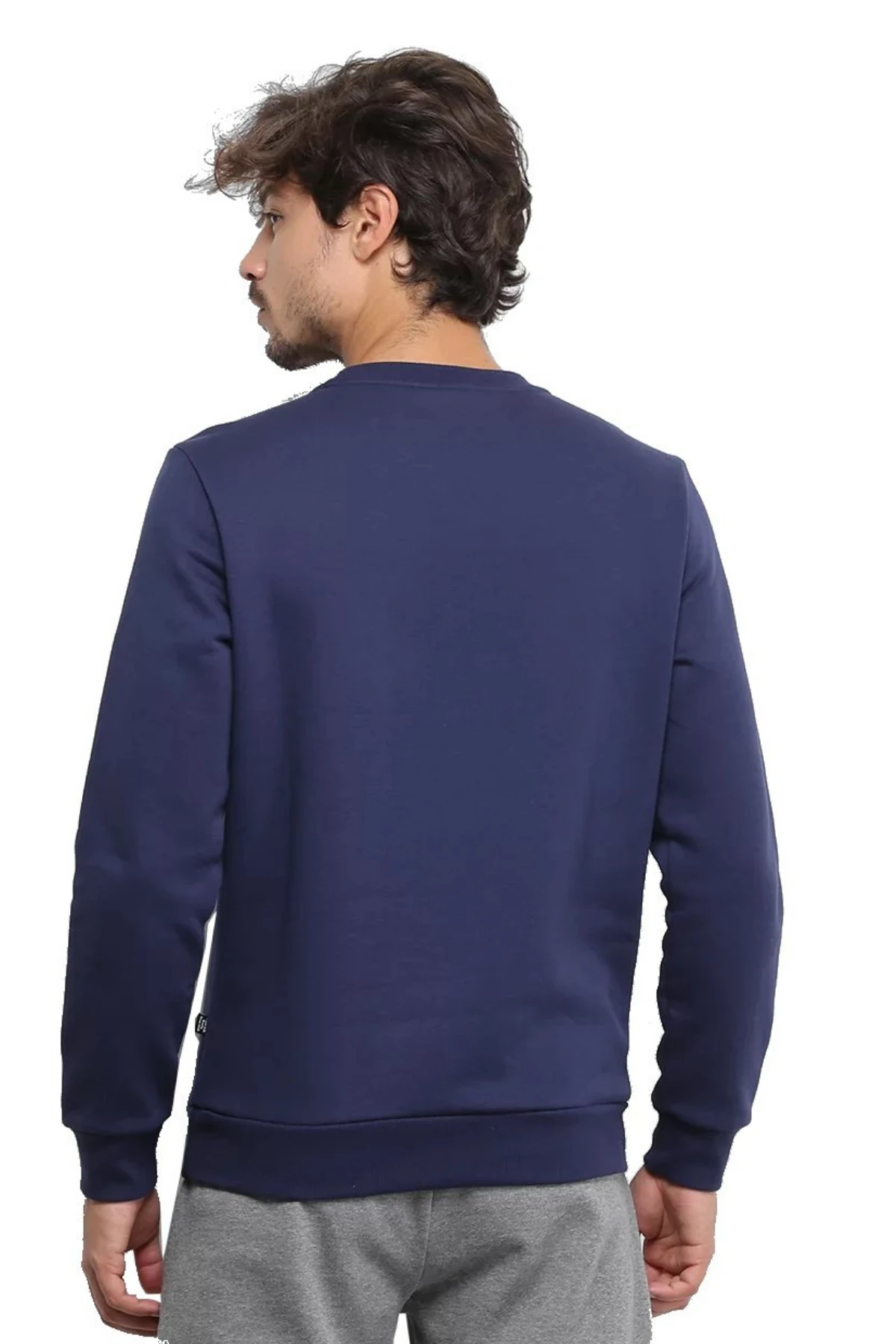 Puma Siyah ESS Big Logo Erkek Sweatshirt