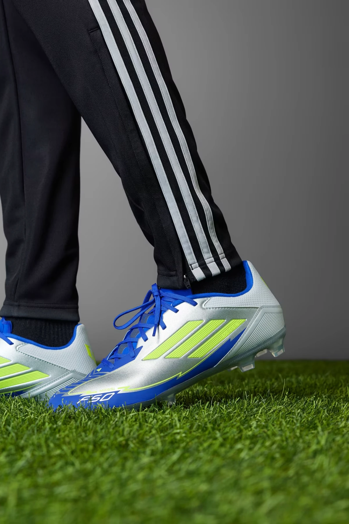 Adidas F50 League Fg/Mg Messi Erkek Gri Futbol Krampon IH0918