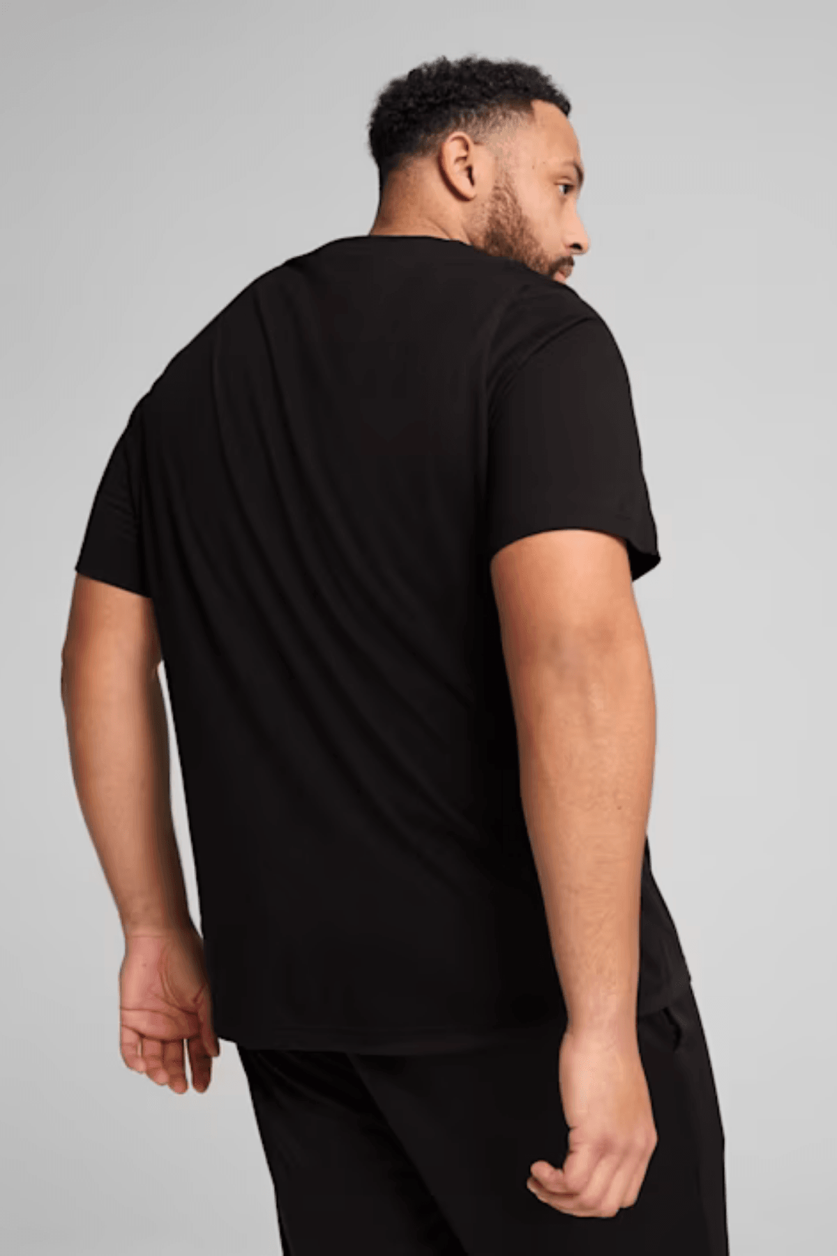 Puma Essentials No. 1 Logo Tee Erkek Siyah Kısa Kollu Tişört