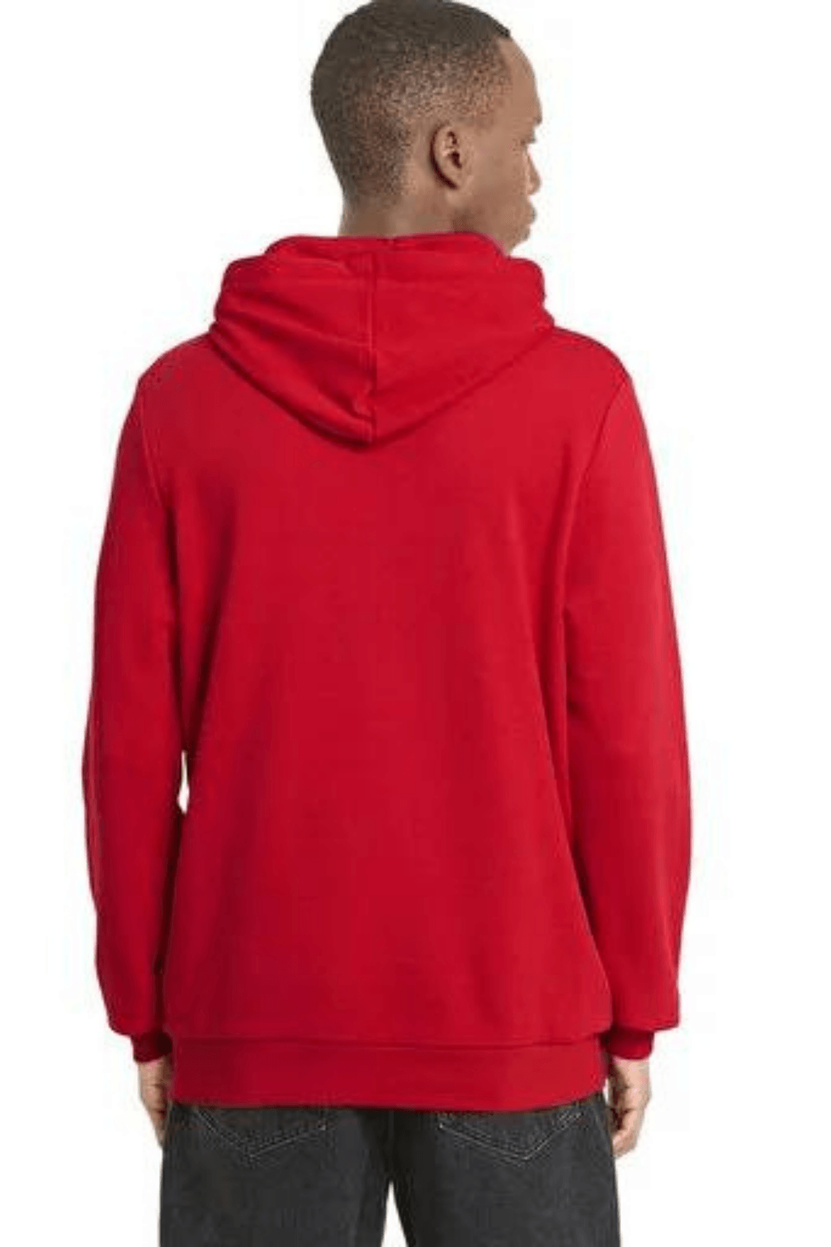 Puma Kırmızı Kapüşonlu Essentıals Bıg Logo Sweatshirt