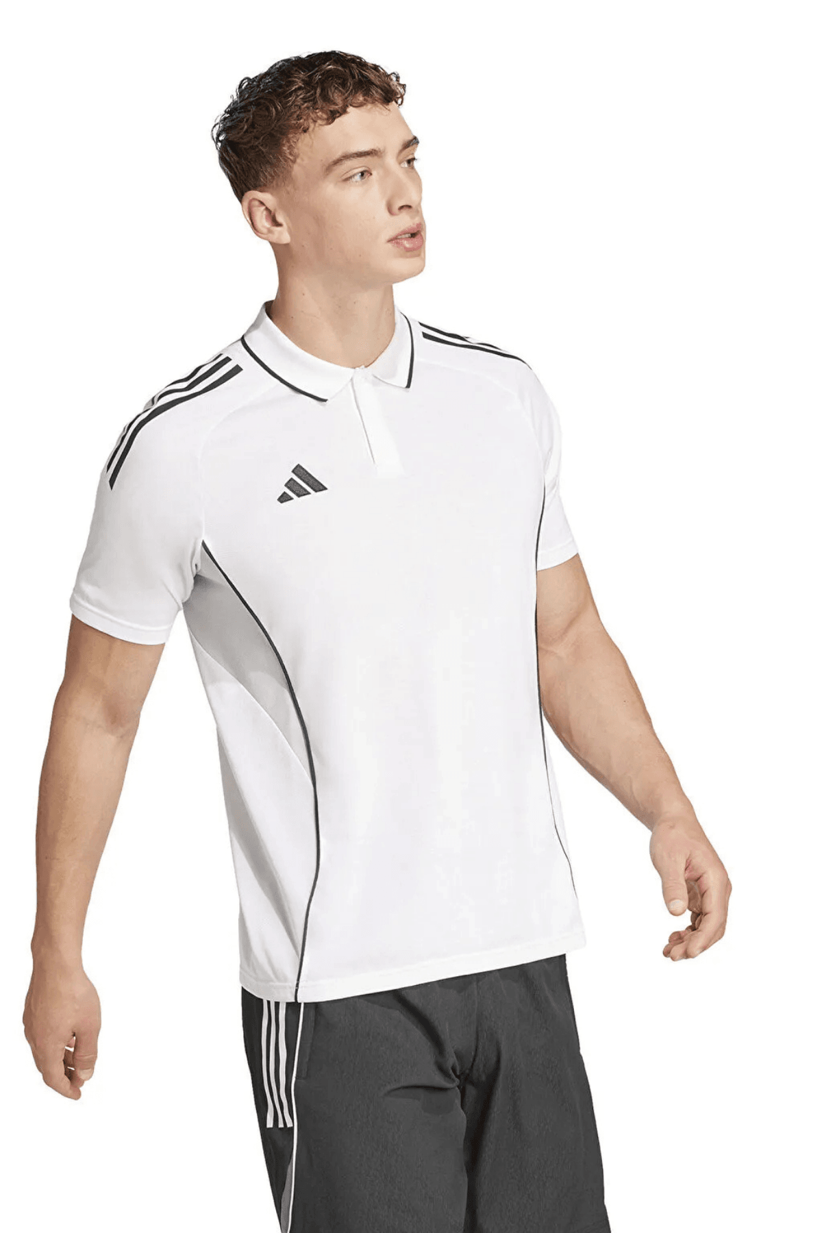Adidas Tiro25C Beyaz Erkek Polo Yaka Tişört JY1807