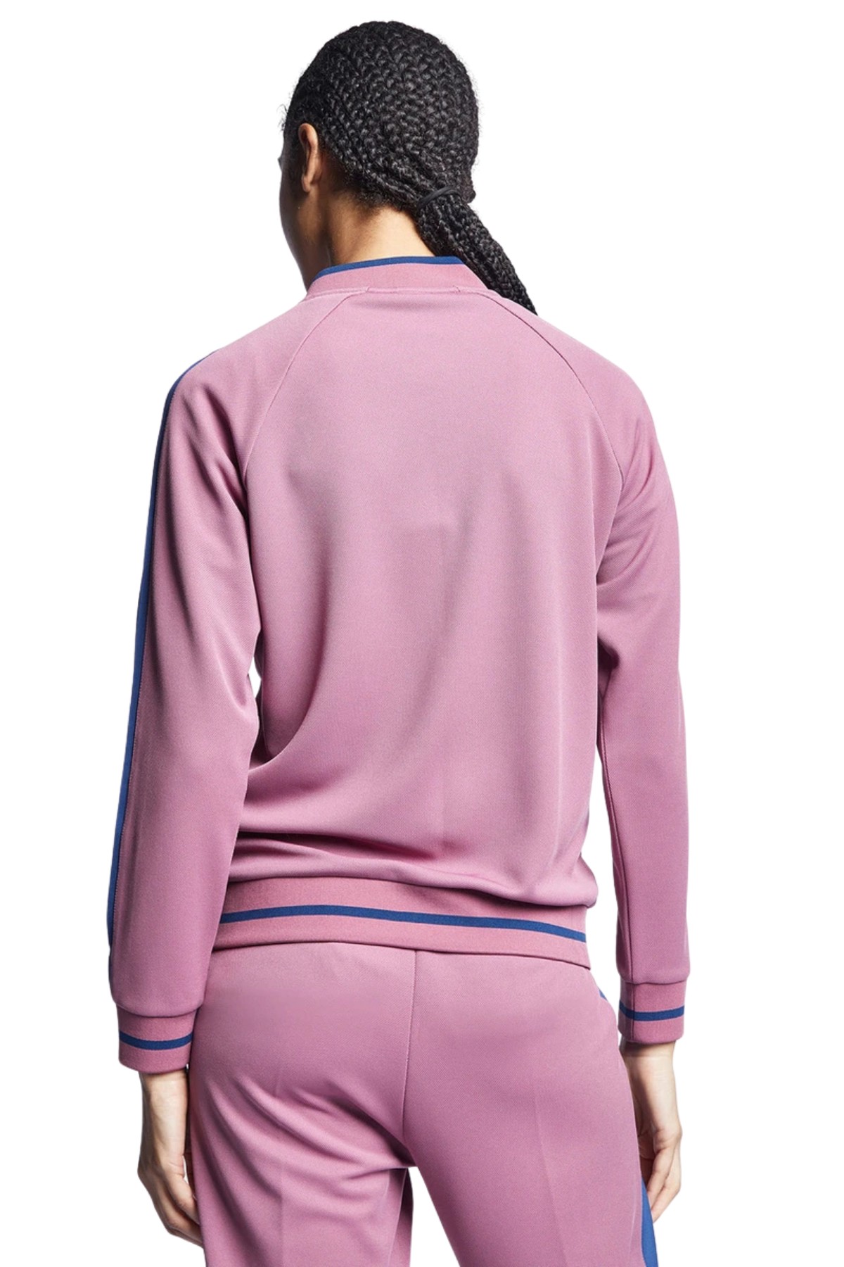 Lescon Fermuarlı Kadın Mürdüm Spor Sweatshirt