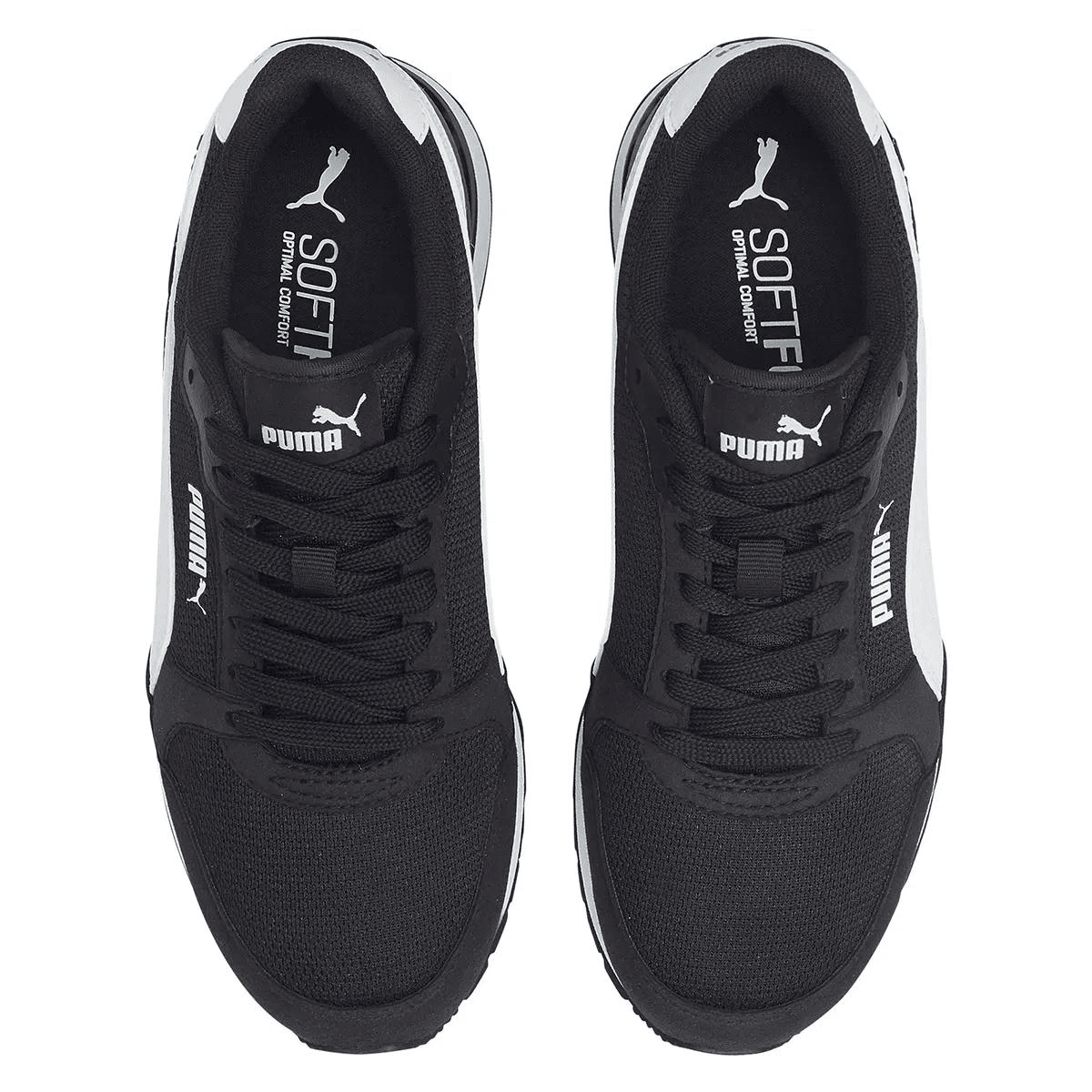 Puma St Runner V3 Mesh Jr Siyah Ayakkabı