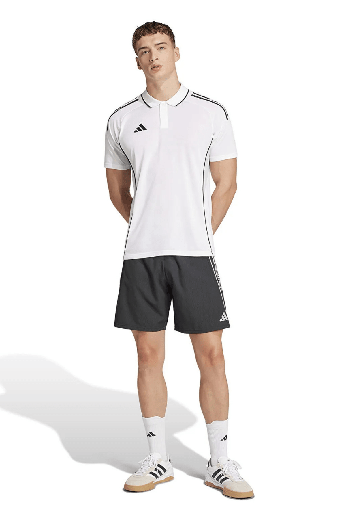 Adidas Tiro25C Beyaz Erkek Polo Yaka Tişört JY1807