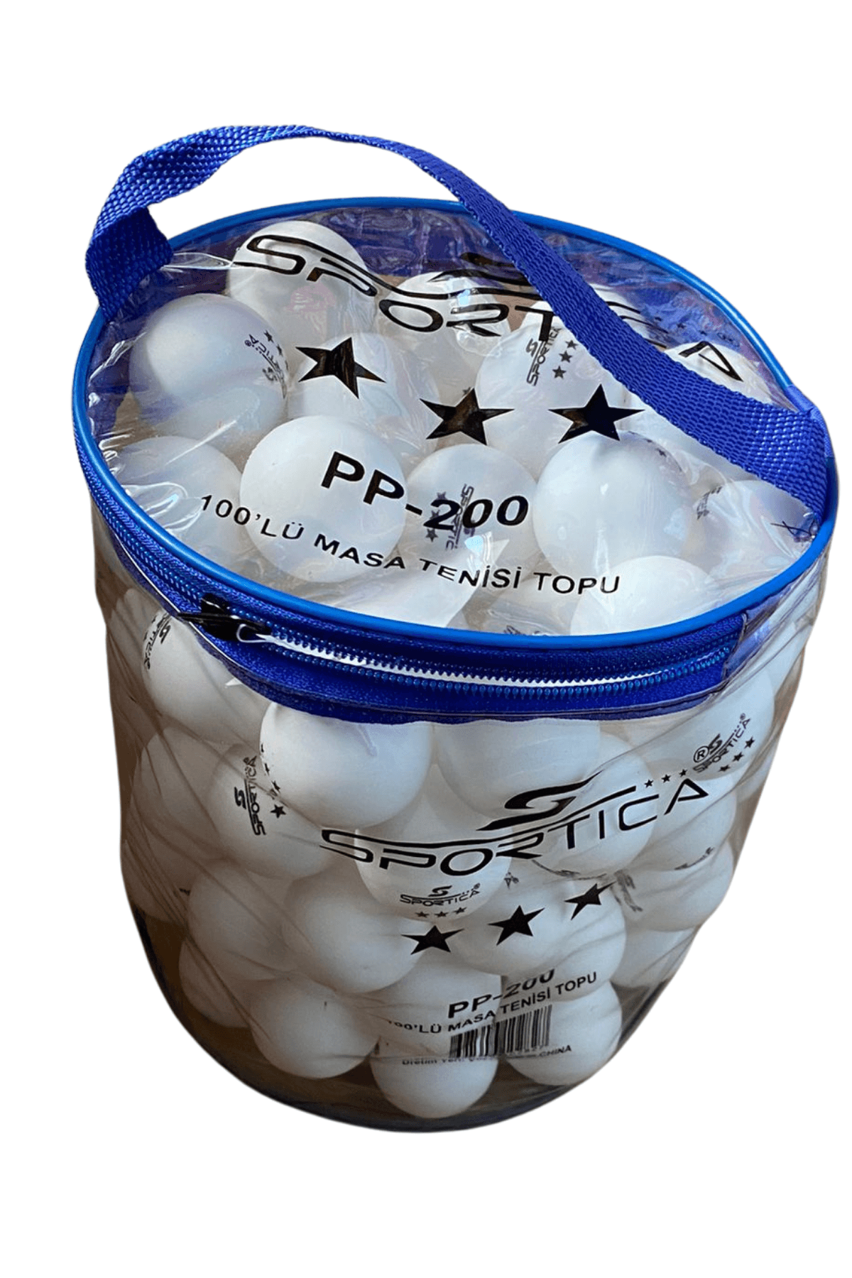 Sportica 100 lü Beyaz Masa Tenis Topu/ Pinpon Topu PP-200