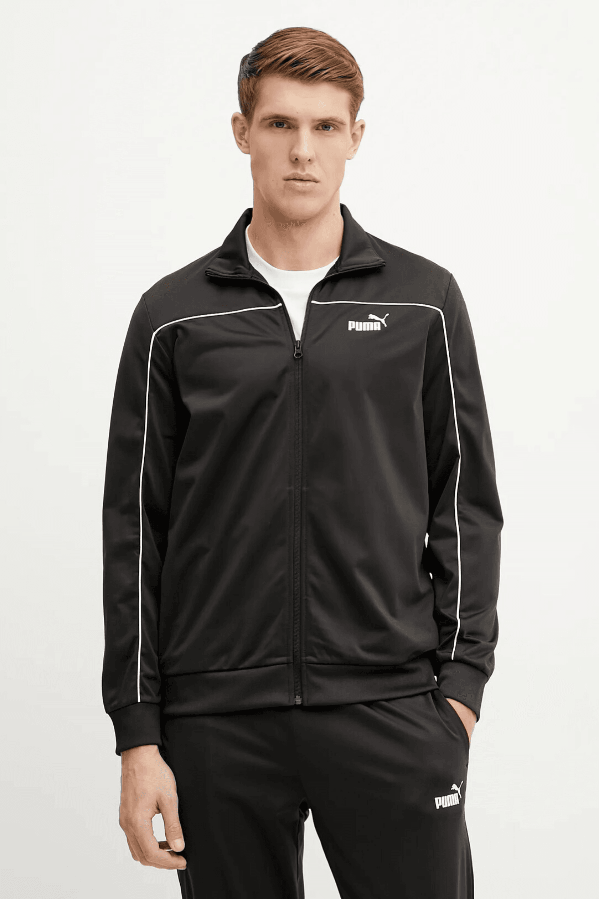 Puma Poly Piping Siyah Erkek Eşofman Takımı 68485201