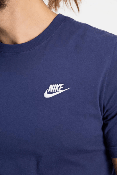 Nike M Nsw Club Erkek Lacivert Tişört