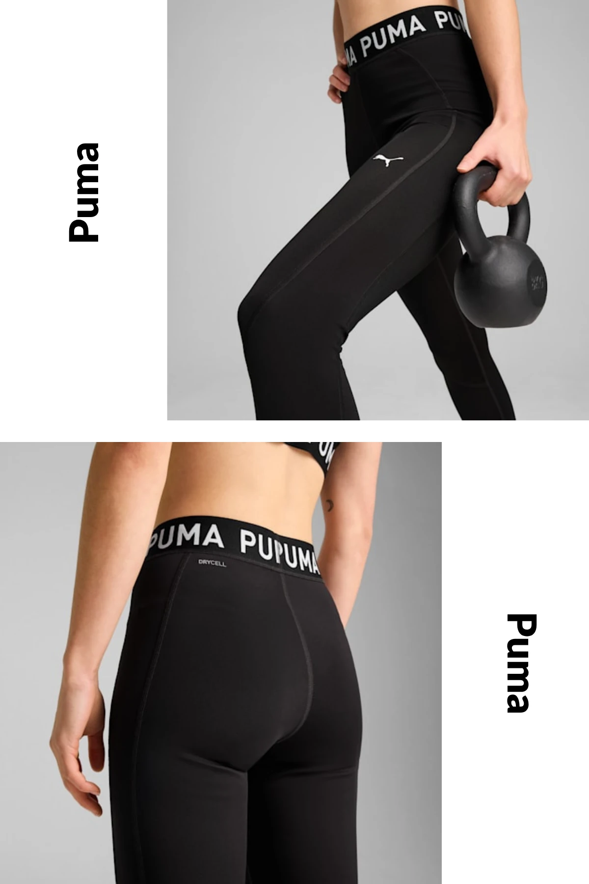 Puma W Puma Strong Tıght Hw Fl Siyah Kadın 526000-01