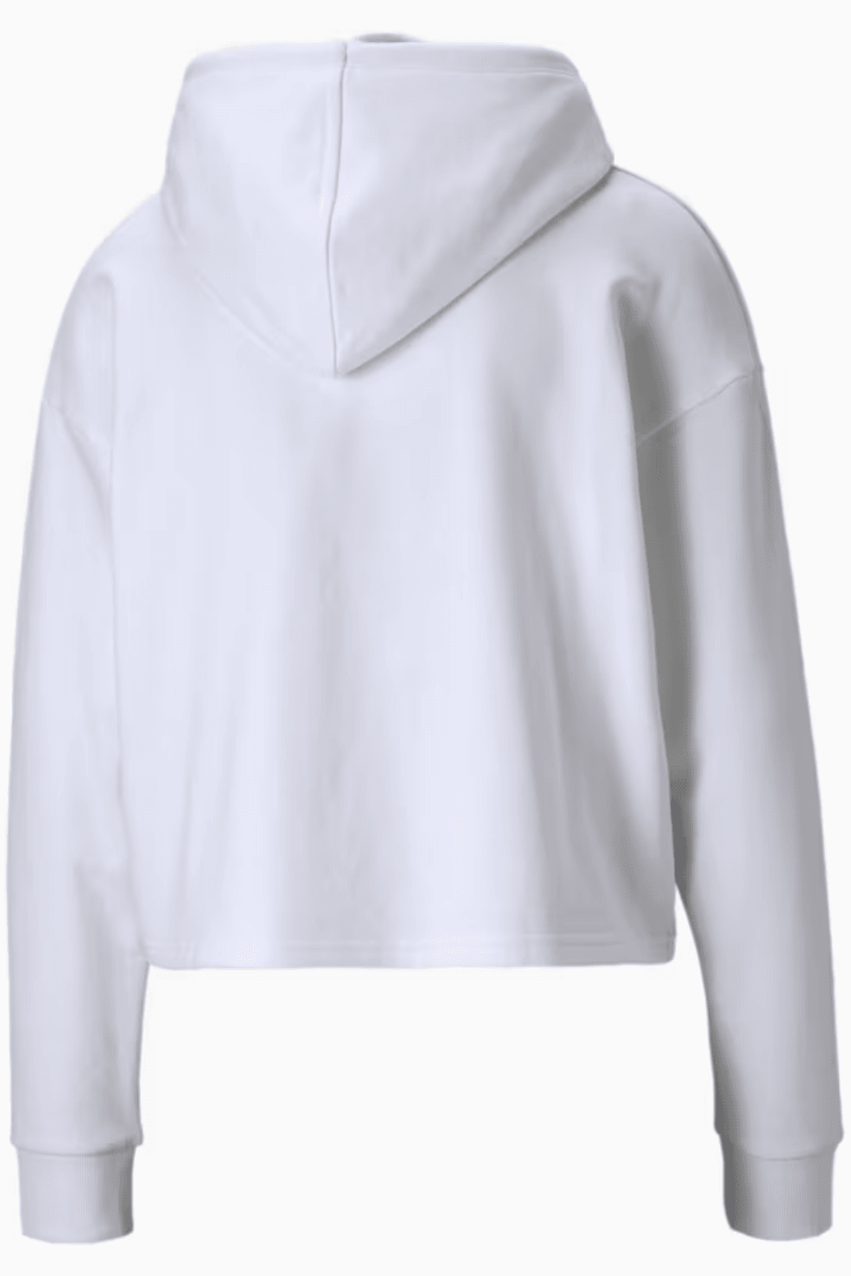 Puma Ess Cropped Logo Hoodie Tr Beyaz Kadın Sweatshirt