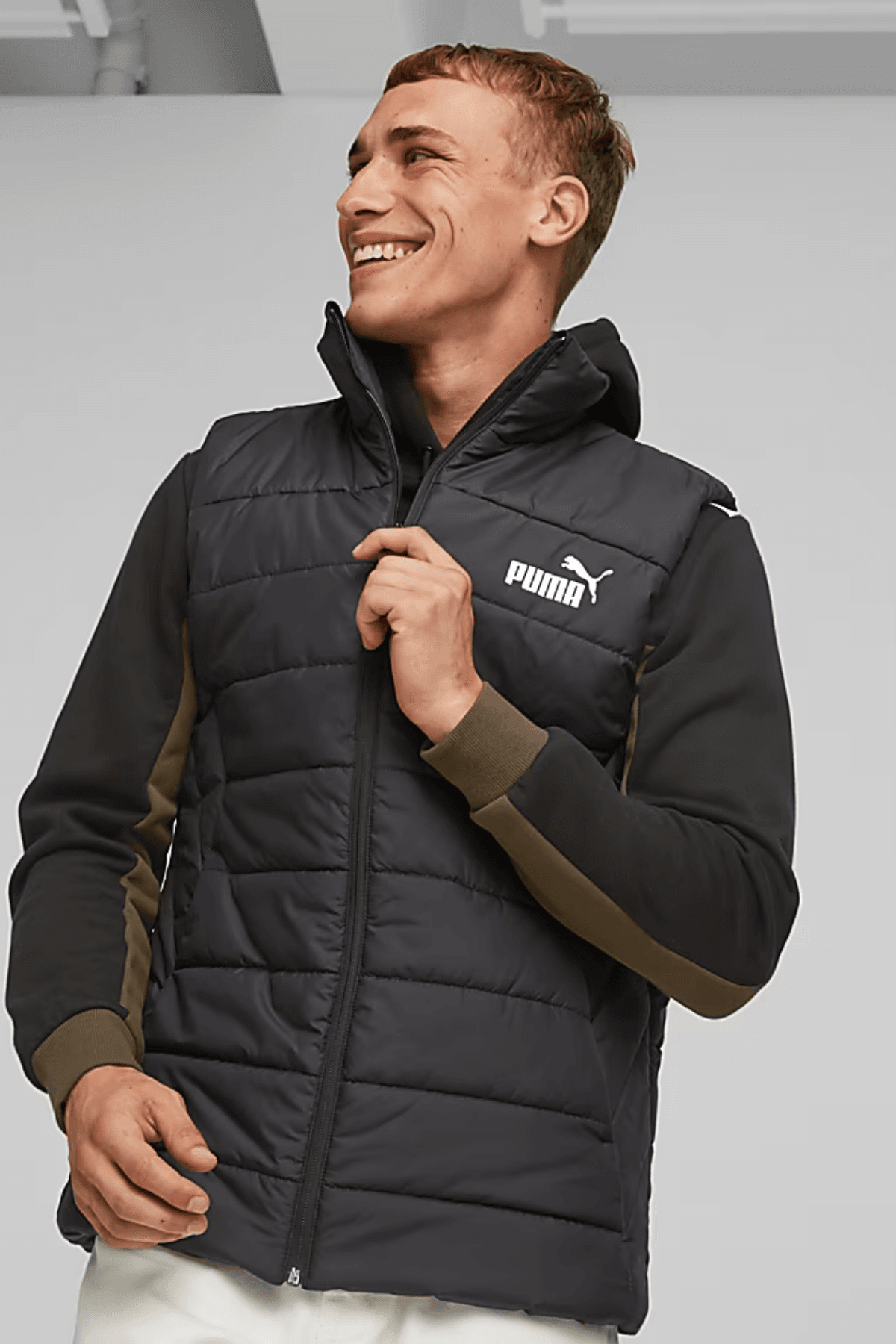 Puma Essential Padded Vest Erkek Siyah Spor Yelek