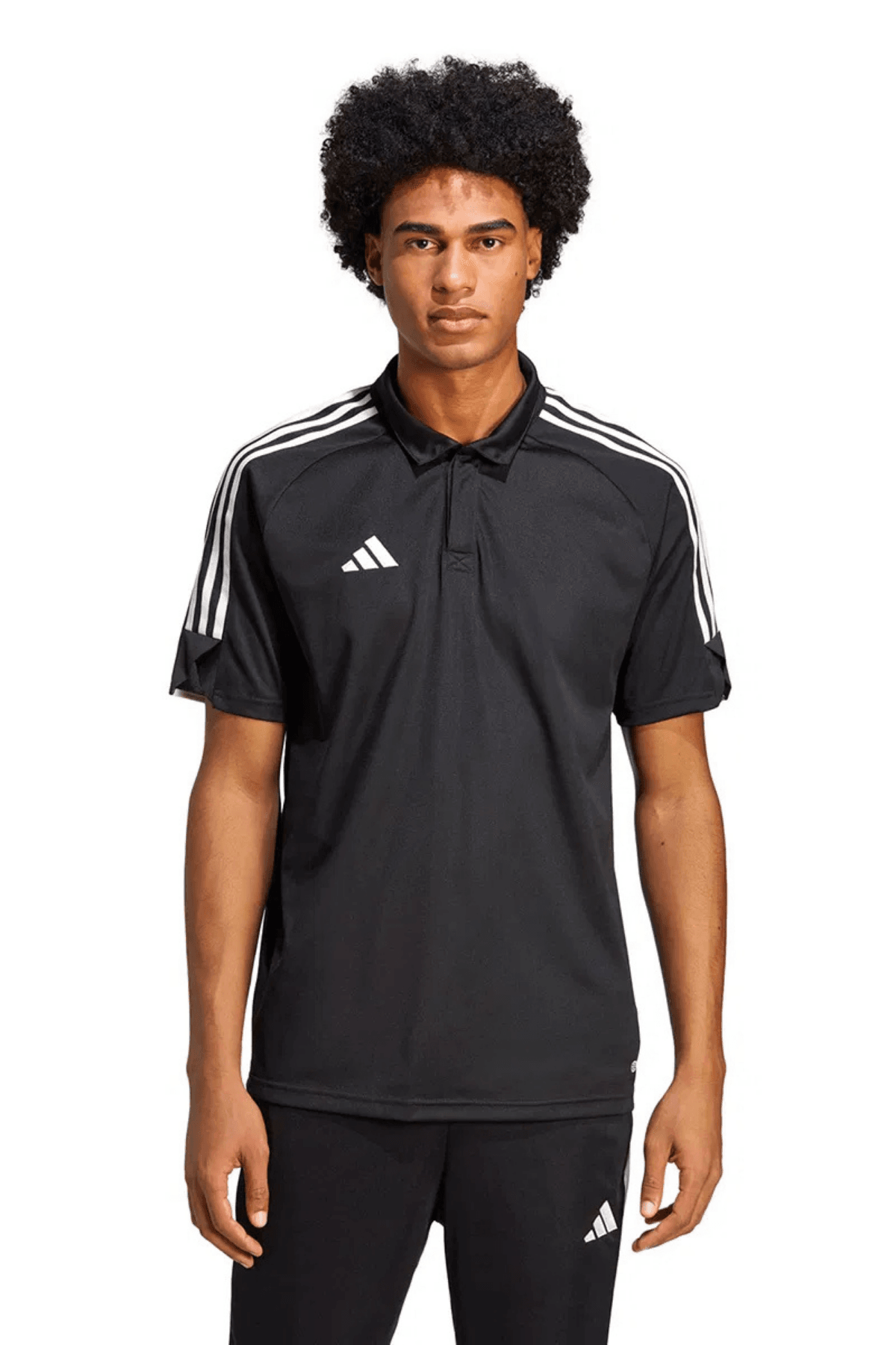 Adidas Tiro 23 L Erkek Siyah Polo Tişört