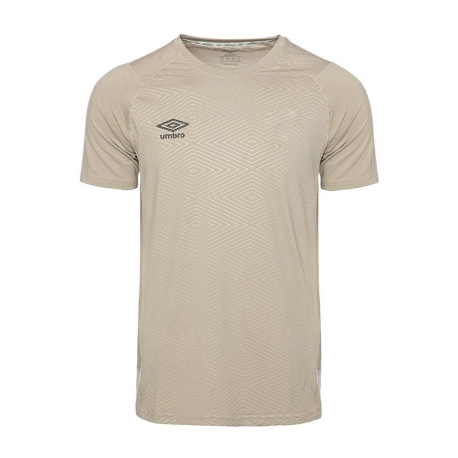 Umbro Erkek Gri Bej T-Shirt Tf-0167 Kısa Kol Spor Tişört