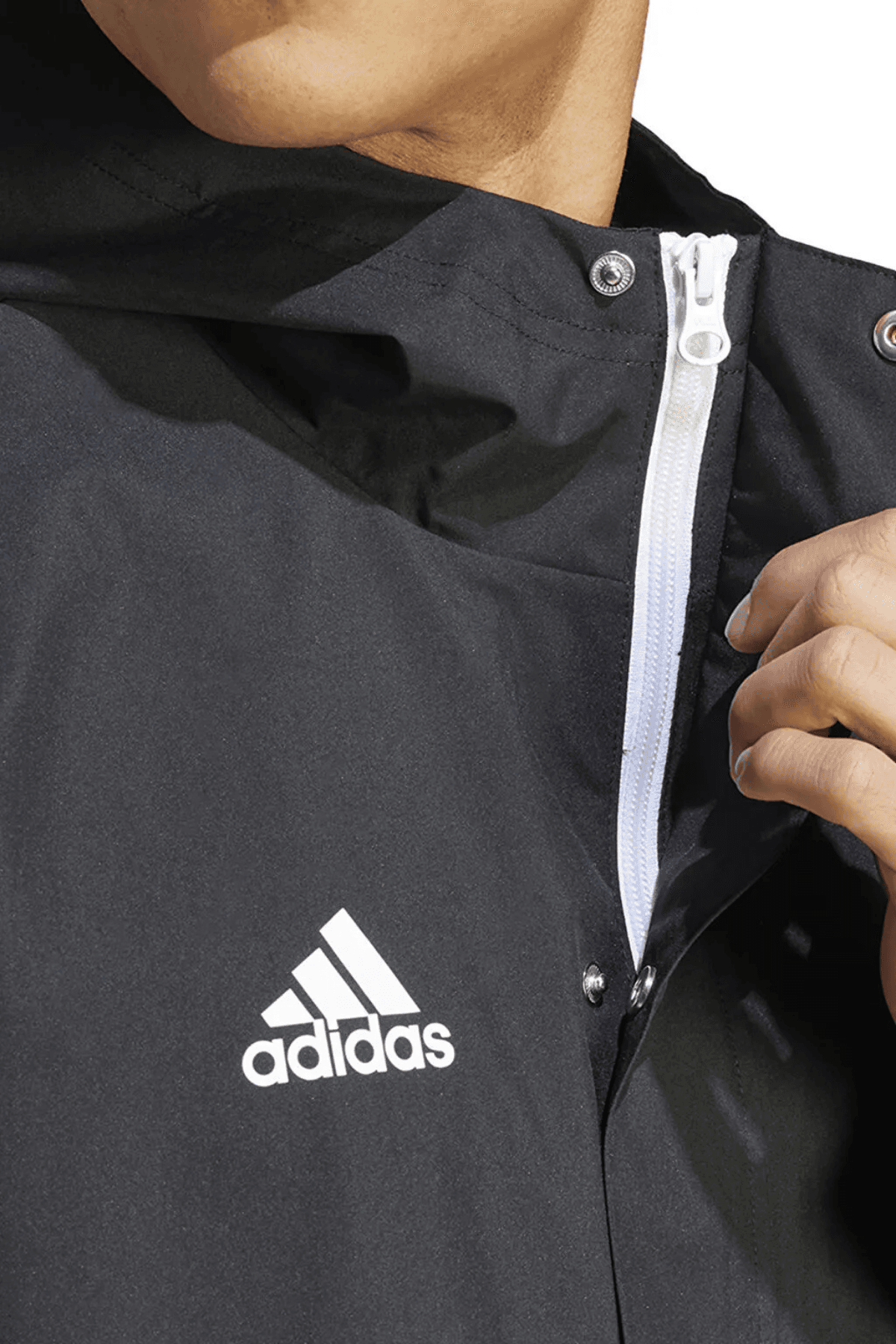 Adidas Ent22 AW Jkt Erkek Su Geçirmez Antrenman Yağmurluk – Siyah