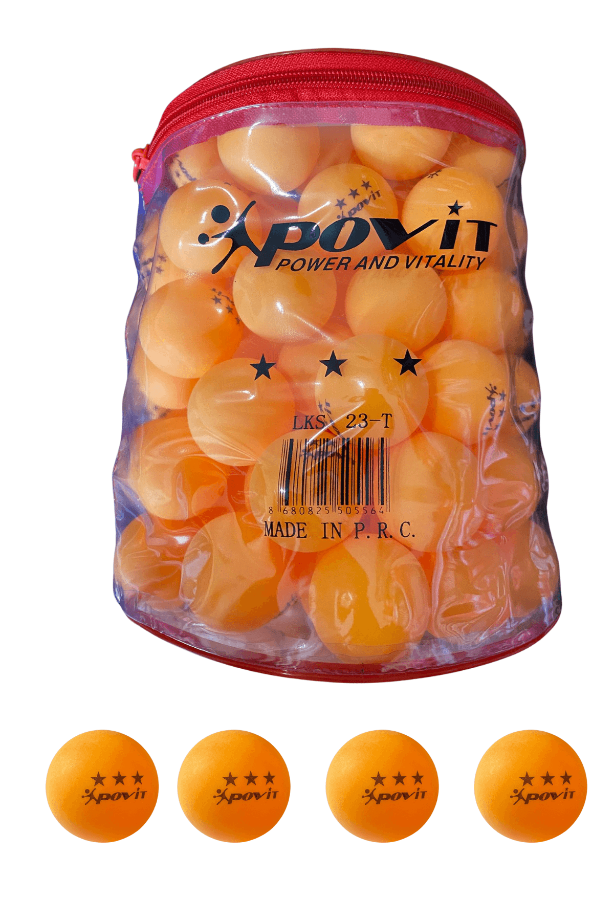 Povit Training 100lüTuruncu Masa Tenis Topu LKS 23-T