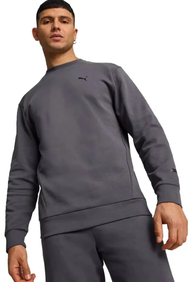 Puma Rad/Cal Crew Gri Erkek Sweatshirt - gri
