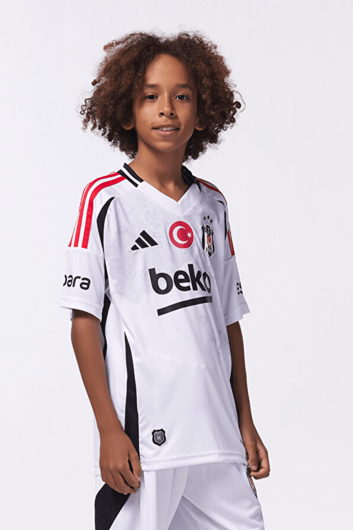 Beşiktaş J.K. Adidas 3 Çocuk Beyaz Futbol Forma IT1475