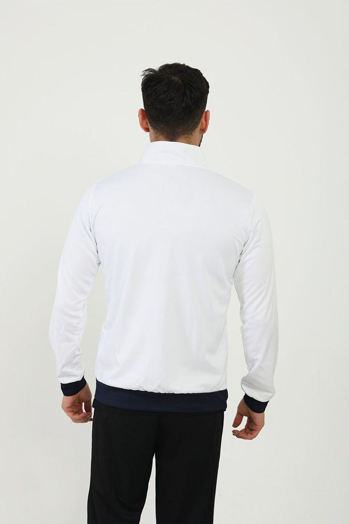 Joma Full Zip Poly.hawk M Beyaz Erkek Sweatshirt 4231300