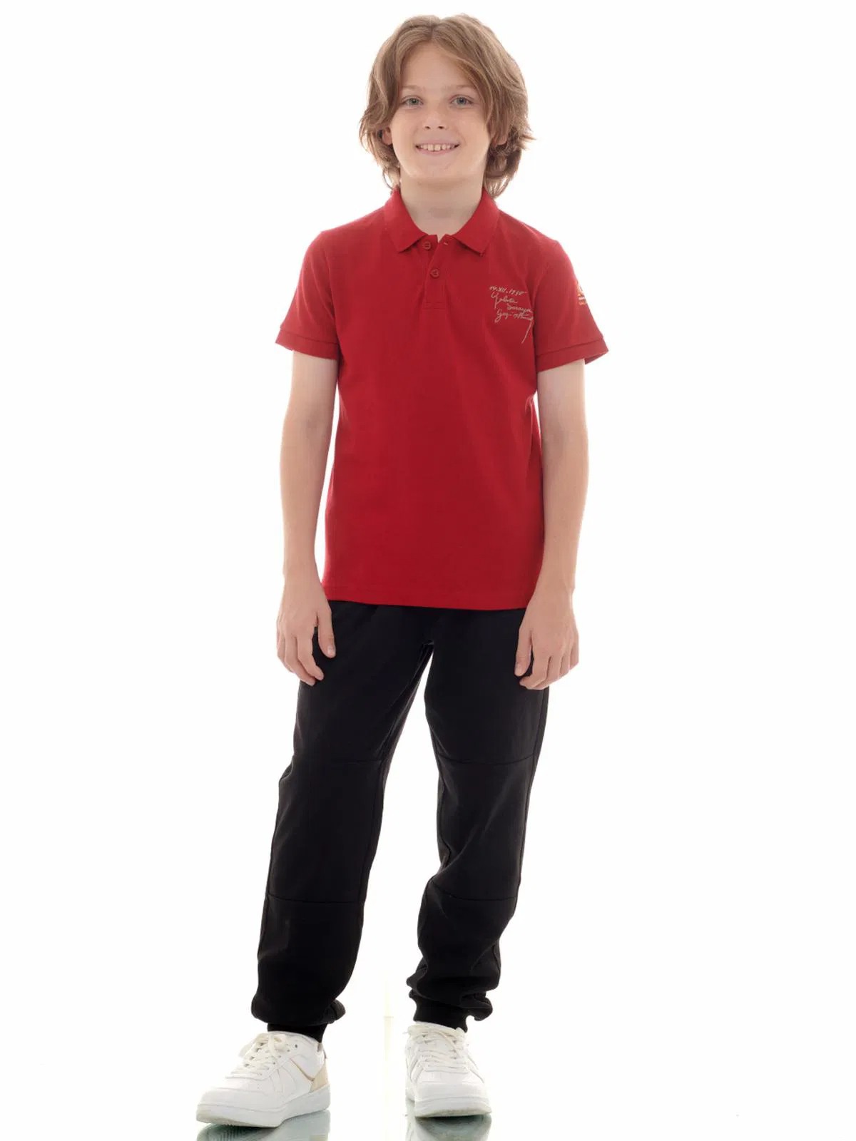 GSSTORE- Galatasaray 100.yıl Çocuk Polo Tişört C232177