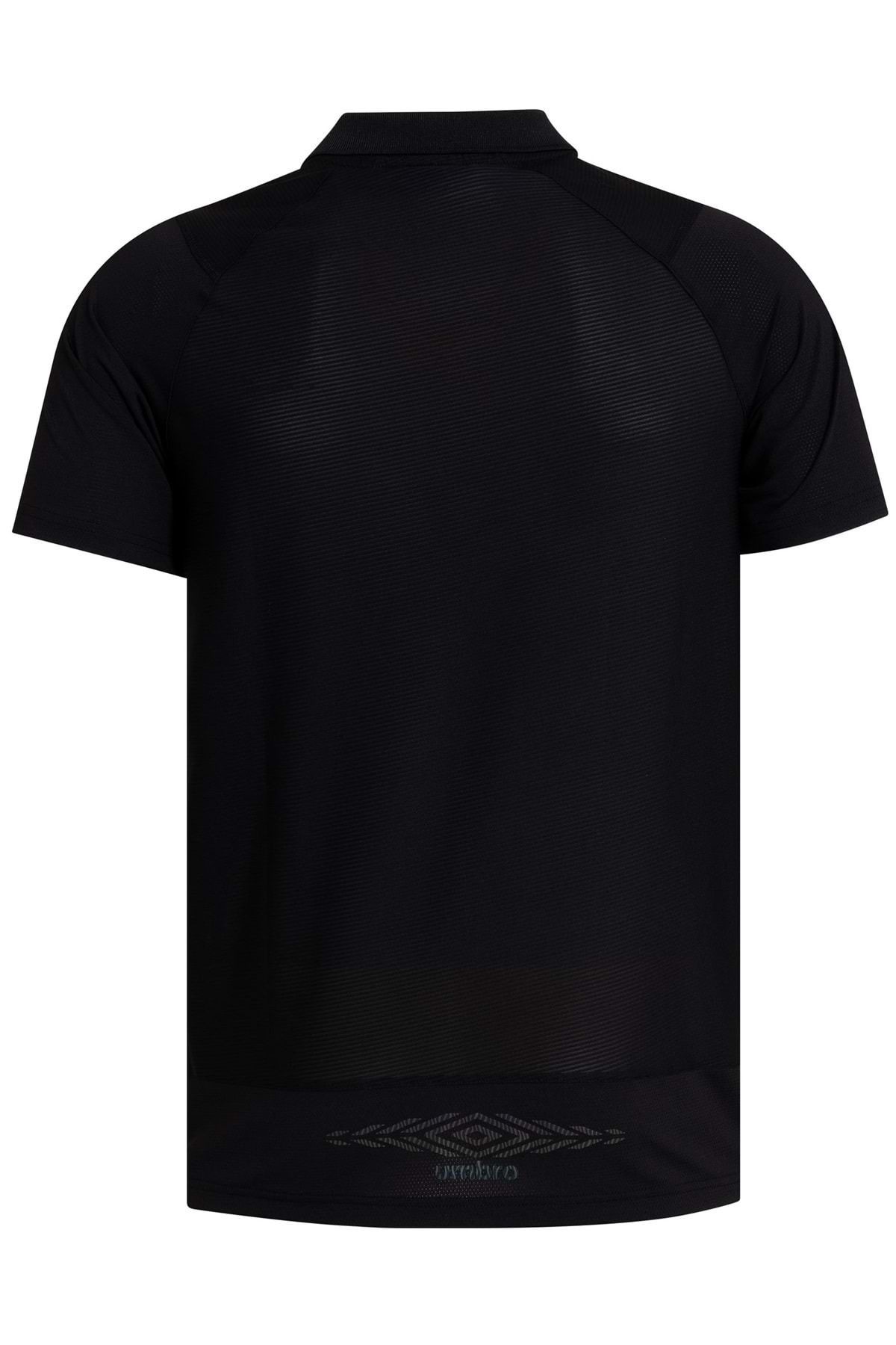 Umbro Solo Polo T-Shirt Polo Yaka Siyah Erkek Tişört