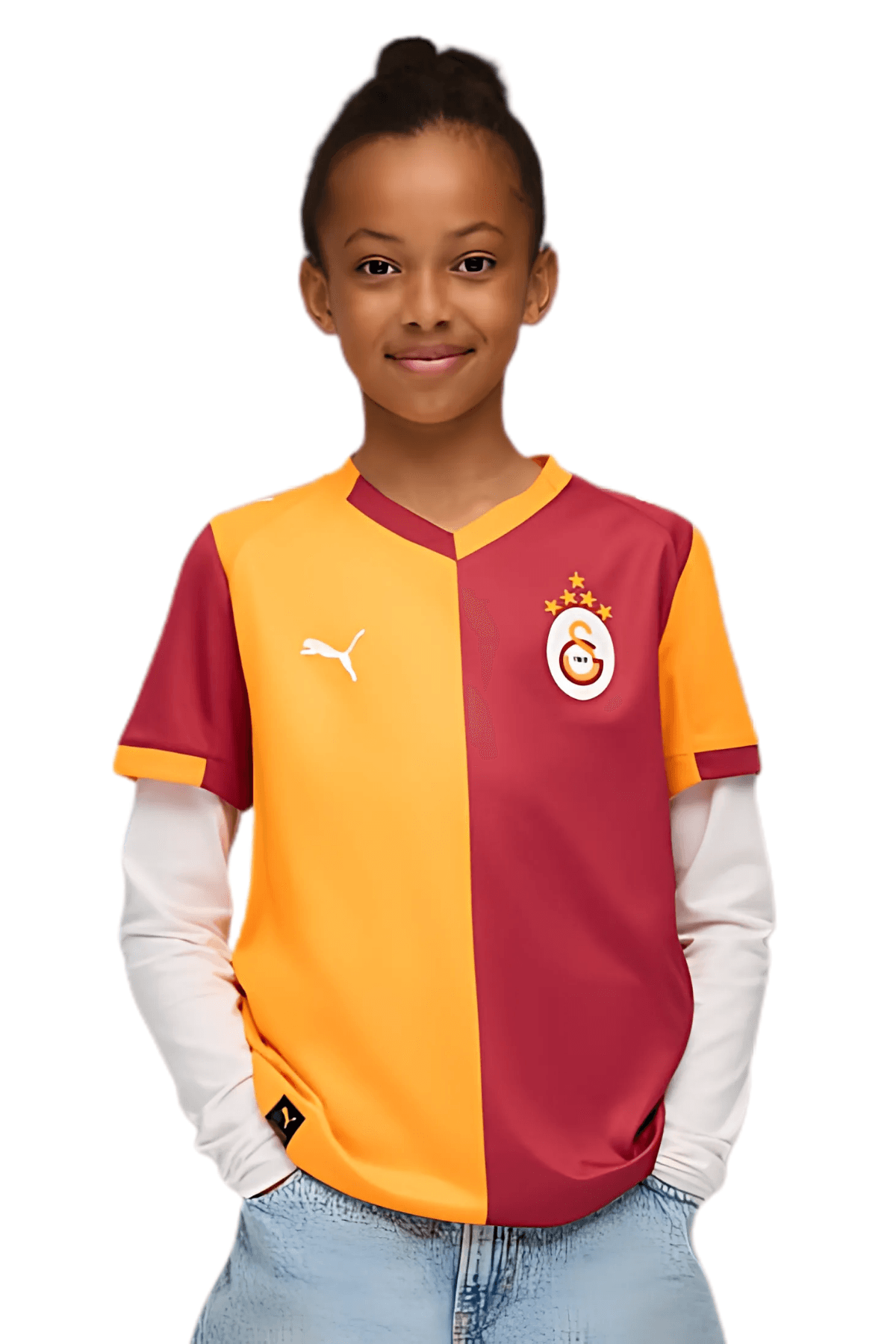 Galatasaray Puma 2025/2026 Çocuk İç Saha Parçalı Forma 77981801