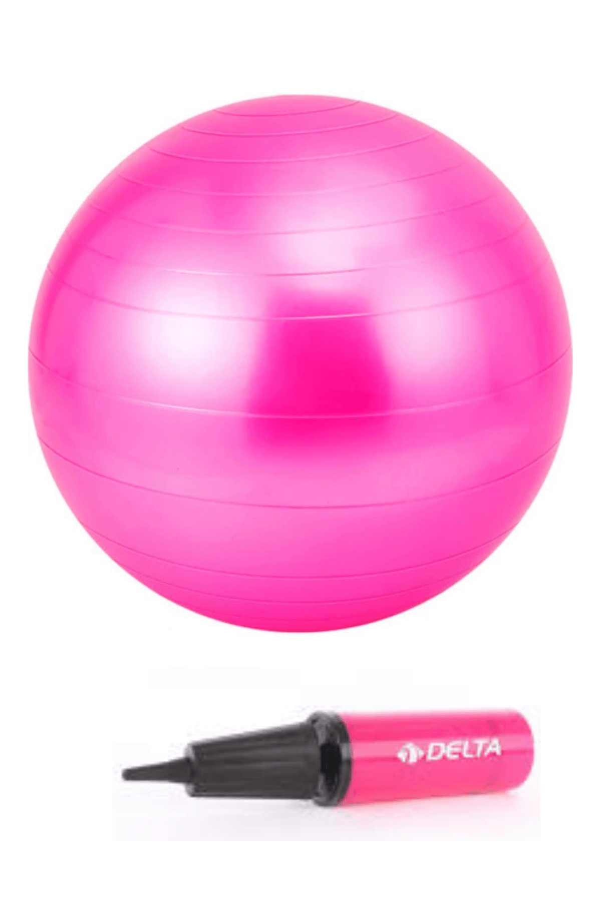 Busso Gymnastic Ball Pembe / Fuşya Pilates Topu ve Şişirme pompası