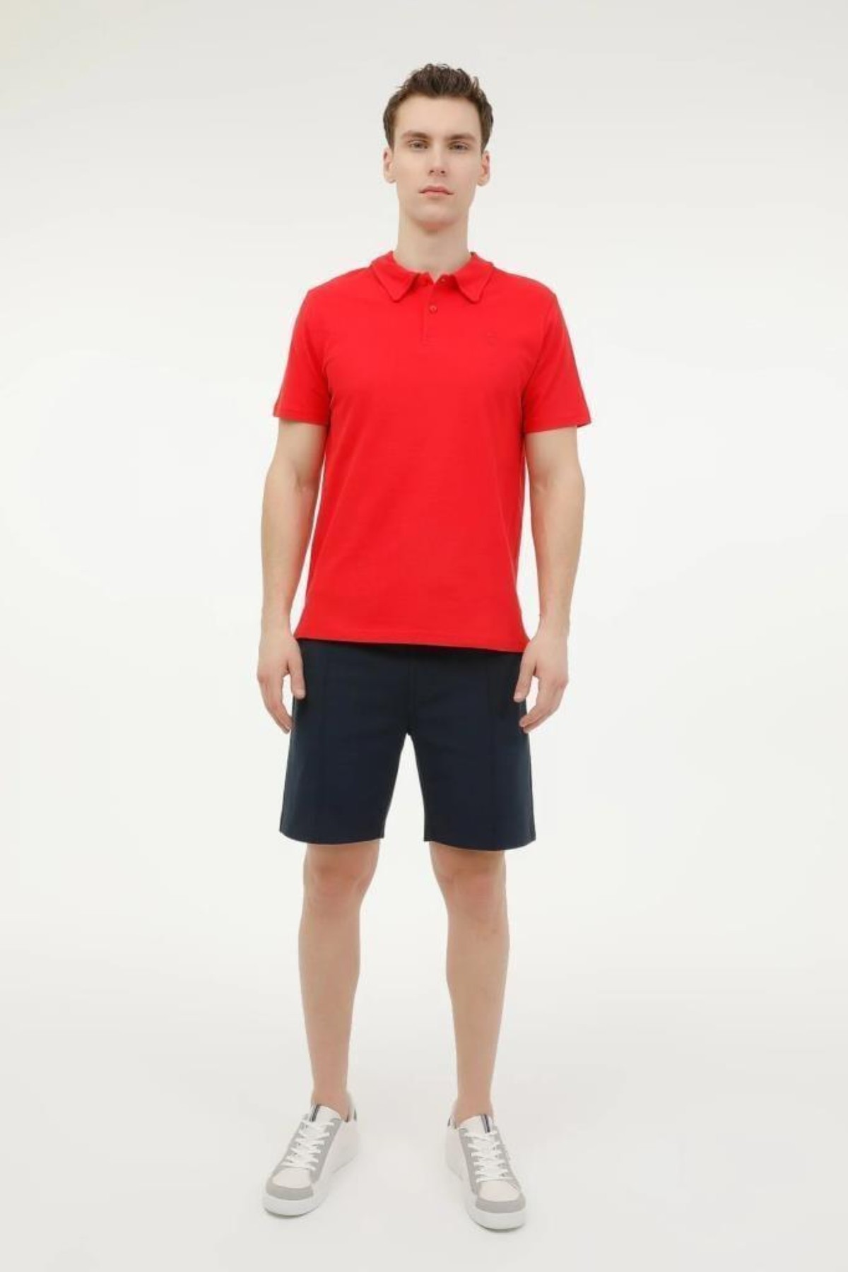 LUMBERJACK 4M BASIC 4FX Erkek Kırmızı Polo Yaka Tişört 101497461