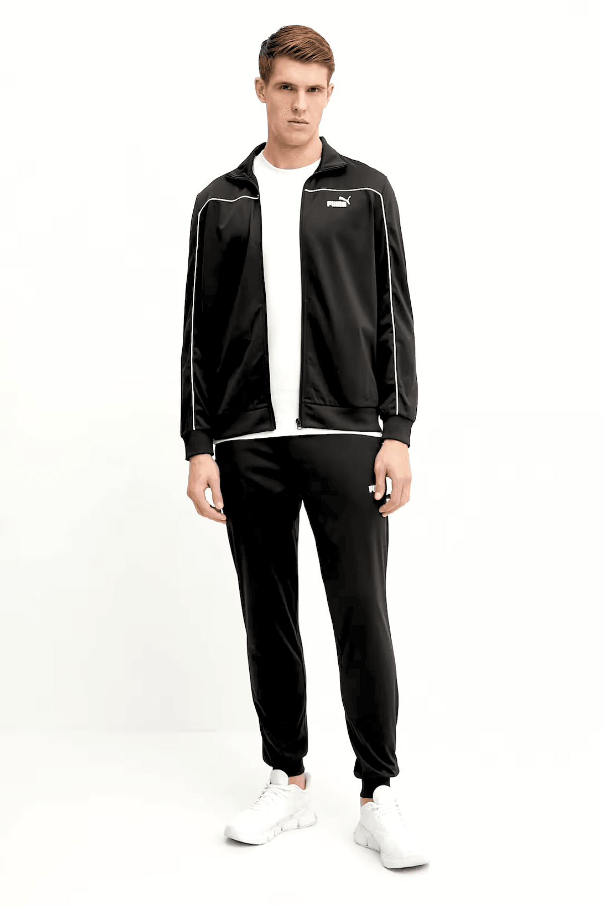 Puma Poly Piping Siyah Erkek Eşofman Takımı 68485201