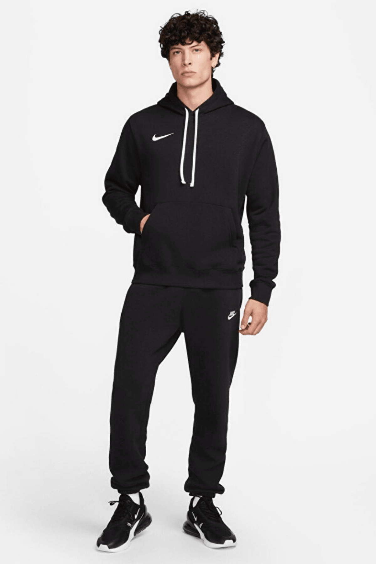 Nike Park Erkek Siyah Kapüşonlu Sweatshirt CW6894-010