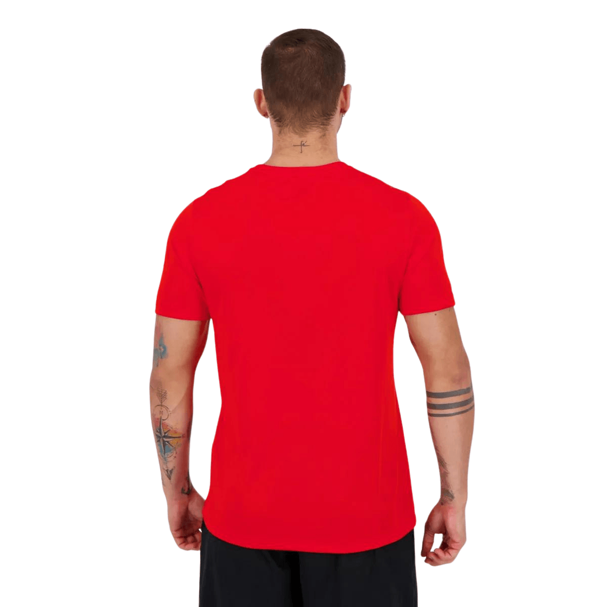 Puma Active Small Logo Tee Erkek Kırmızı Spor Tişört