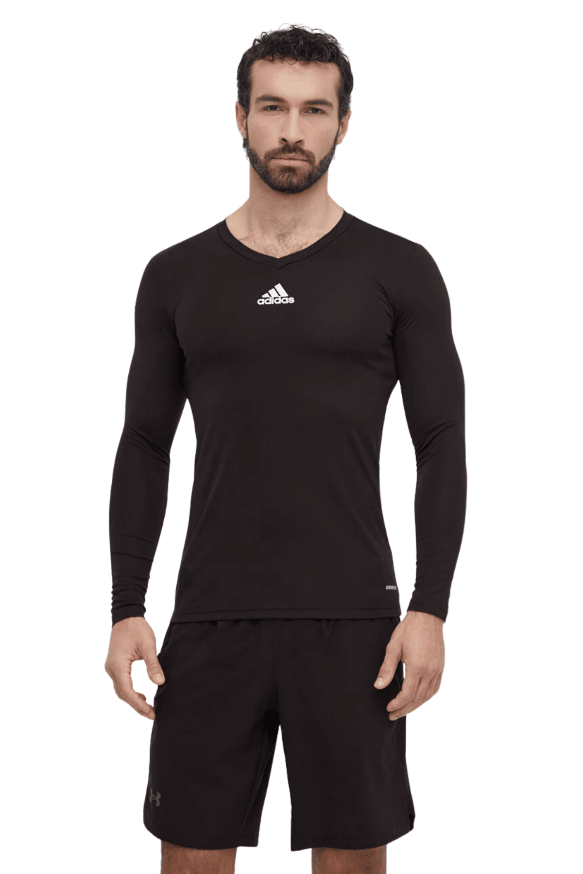 Adidas Team Base Tee Erkek Uzun Kollu Antrenman Tişörtü – Siyah